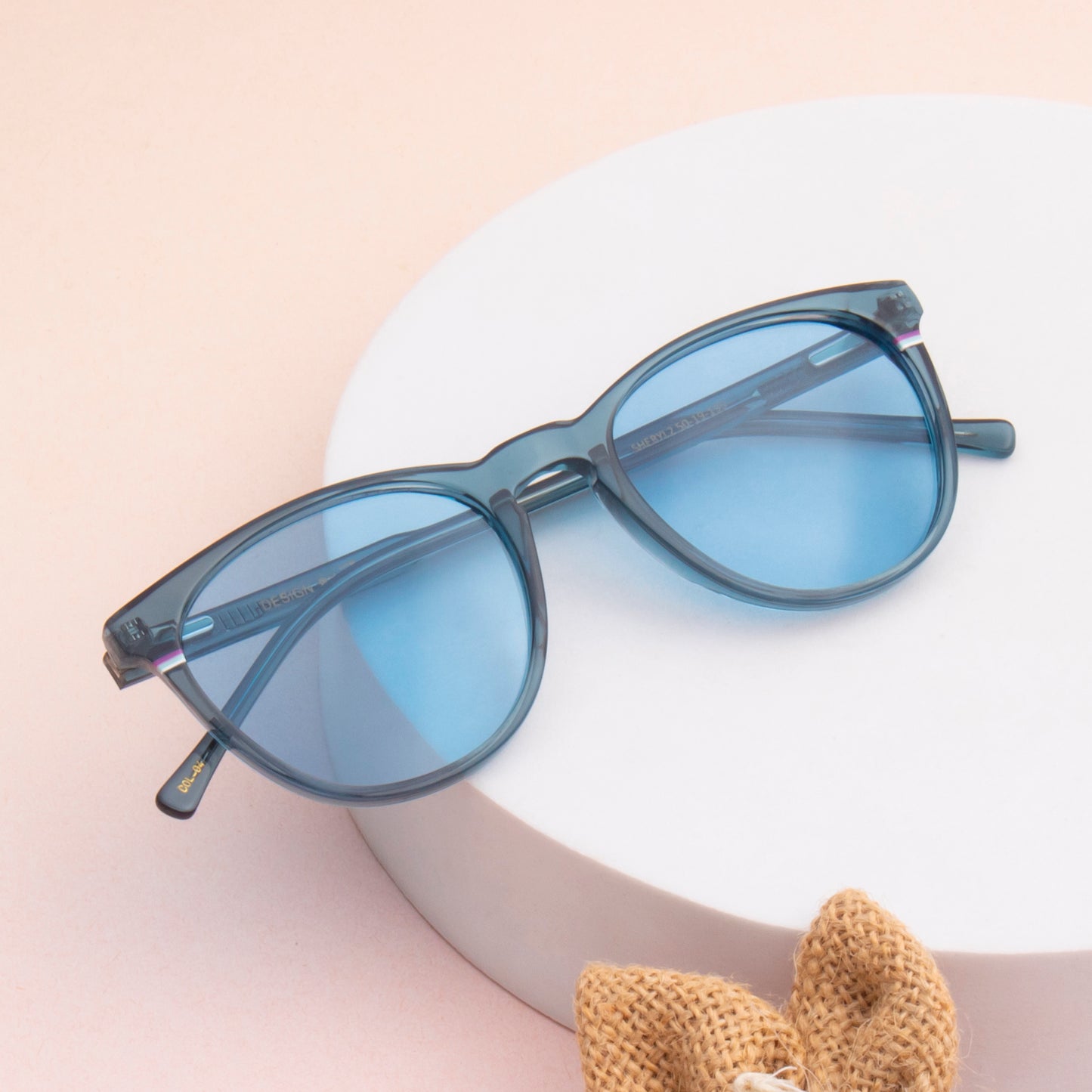 SUN-SHERYL2 UNISEX ROUND ACETATE SUNGLASSES WITH POLARIZED LENS (IN 6 COLORS)