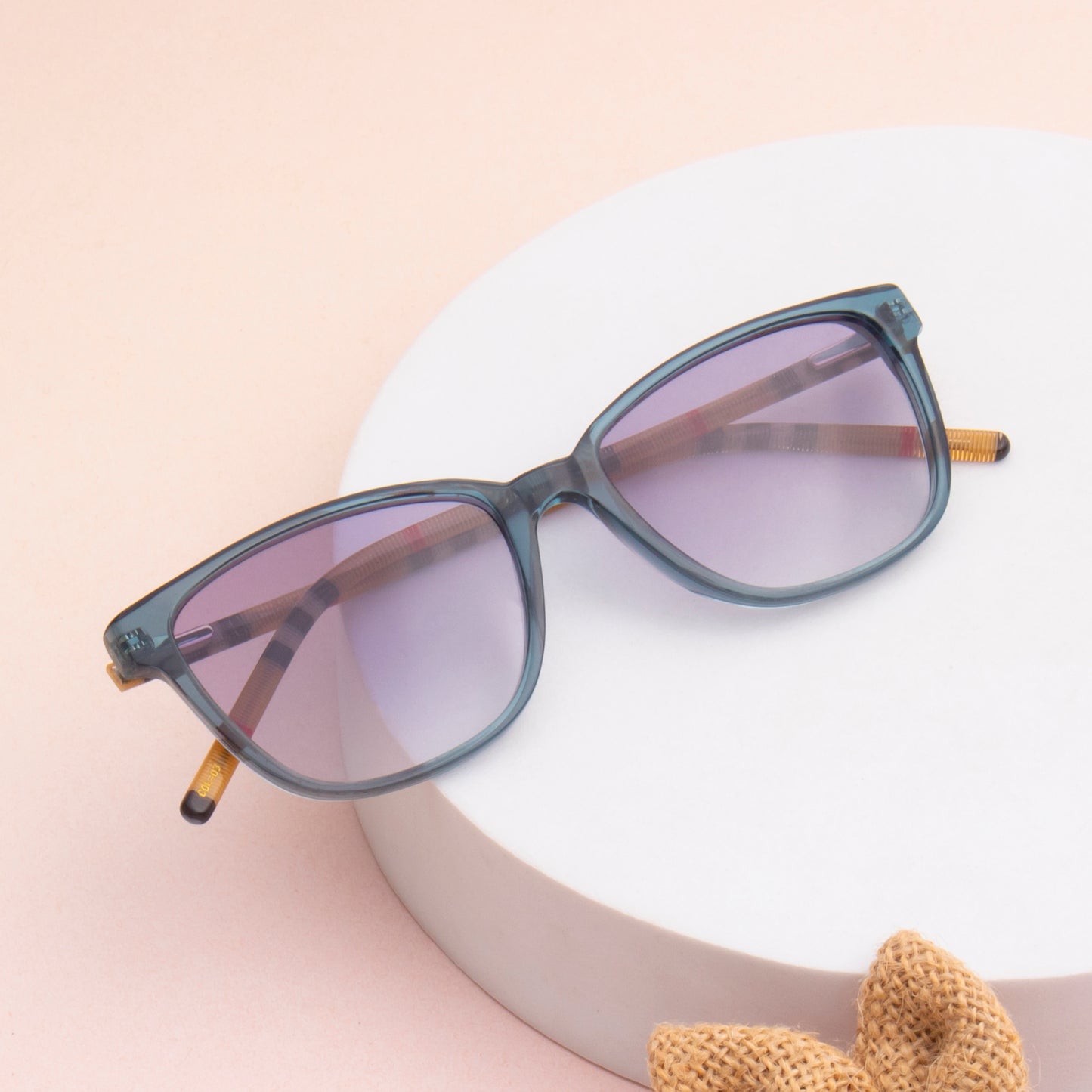 SUN-JULIA2 UNISEX SQUARE ACETATE SUNGLASSES WITH POLARIZED LENS (IN 5 COLORS)