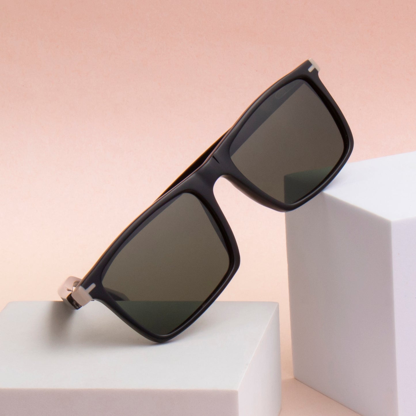 SUN-KITE UNISEX SQUARE ACETATE SUNGLASSES WITH POLARIZED LENS (IN 6 COLORS)