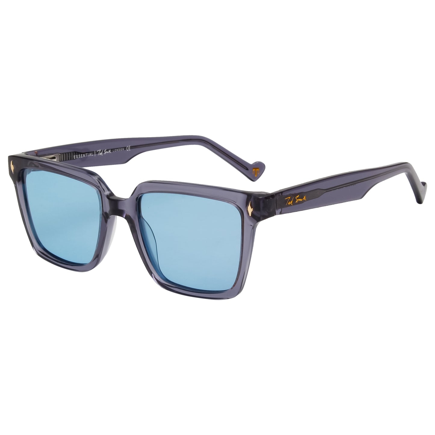 SUN-ROCCO2 UNISEX SQUARE ACETATE SUNGLASSES WITH POLARIZED LENS BY TED SMITH (IN 5 COLORS)
