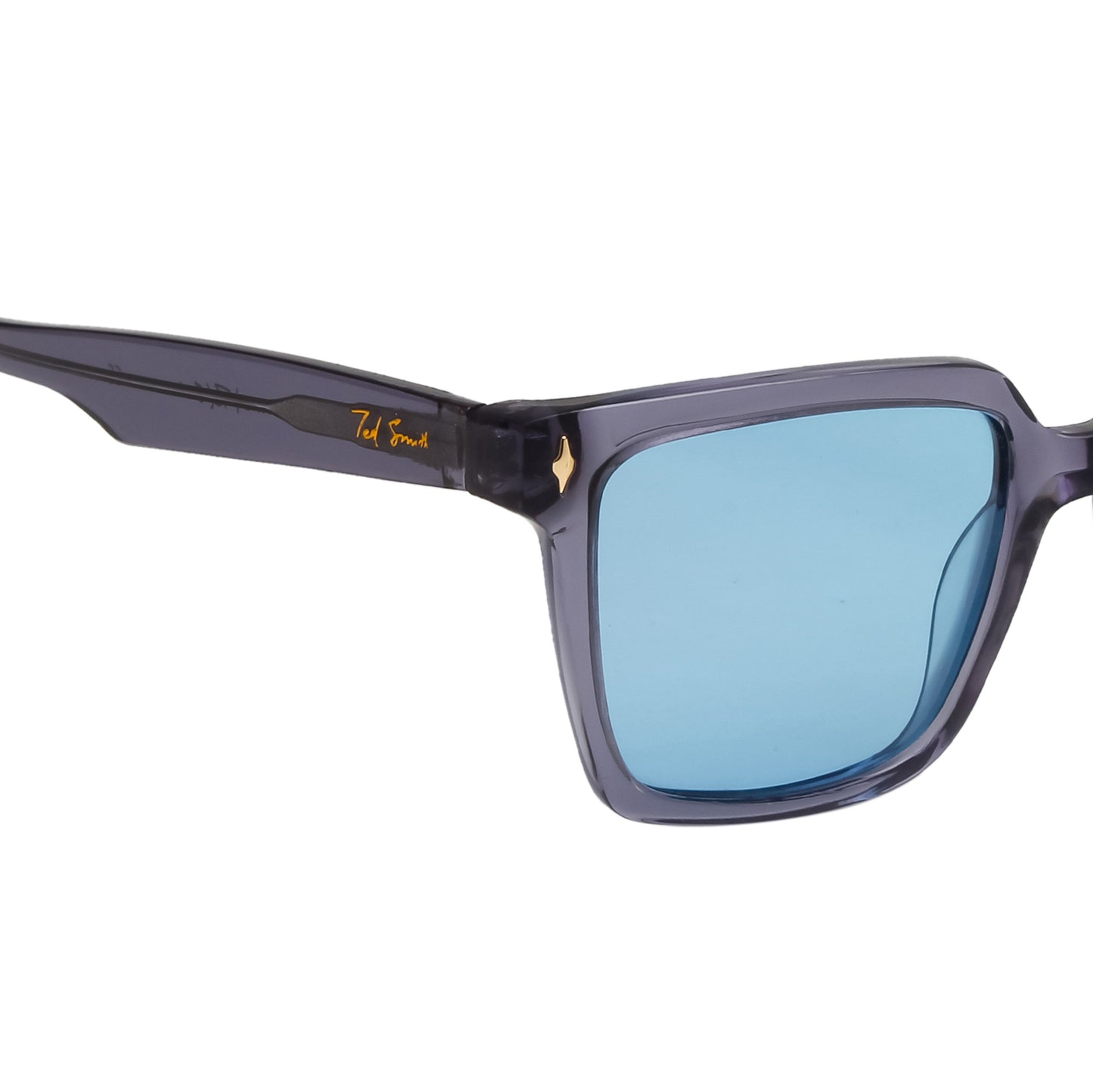 SUN-ROCCO2 UNISEX SQUARE ACETATE SUNGLASSES WITH POLARIZED LENS BY TED SMITH (IN 5 COLORS)