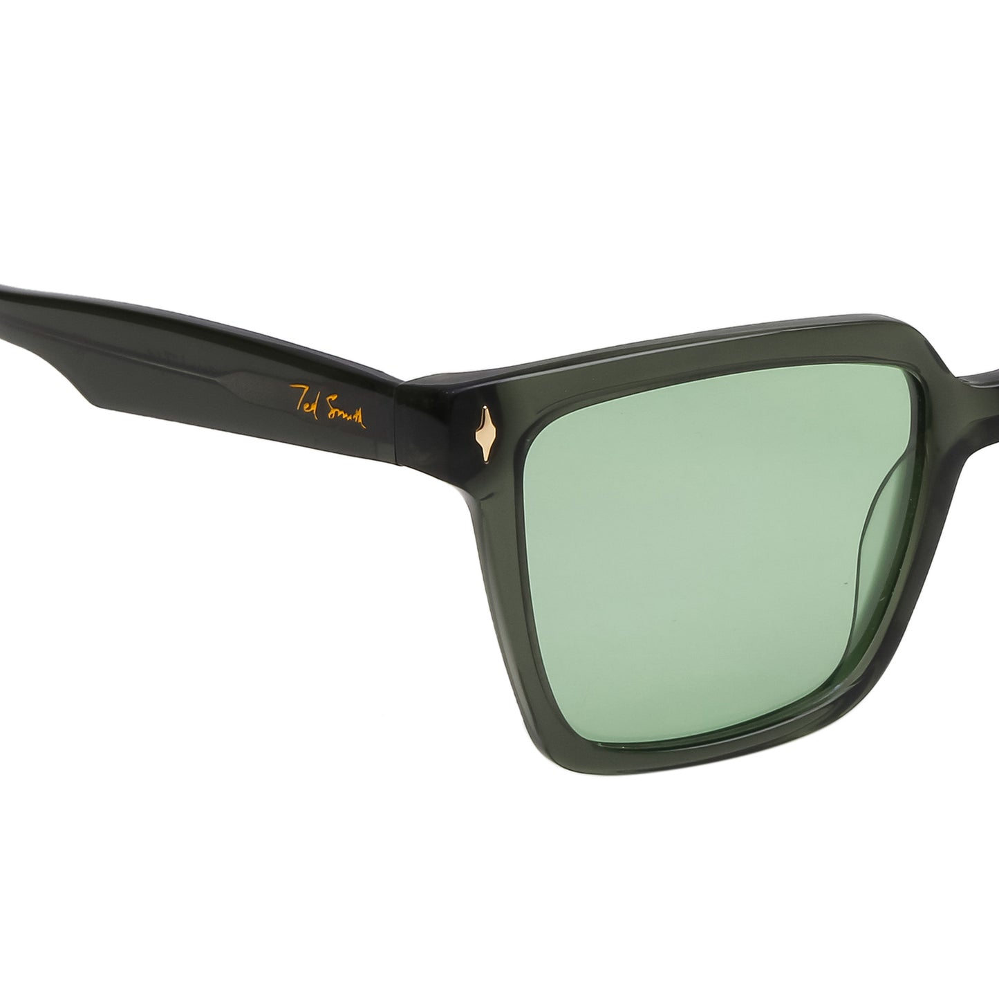 SUN-ROCCO2 UNISEX SQUARE ACETATE SUNGLASSES WITH POLARIZED LENS BY TED SMITH (IN 5 COLORS)