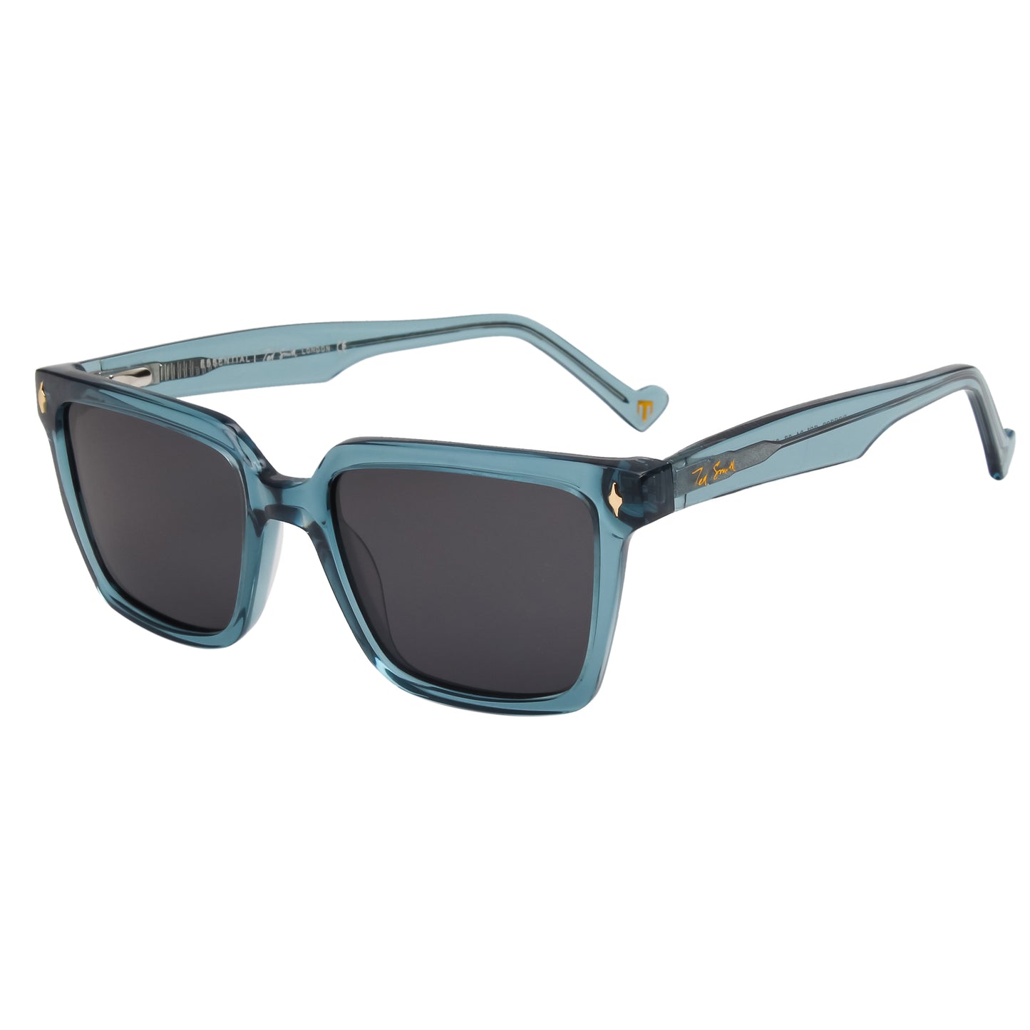 SUN-ROCCO2 UNISEX SQUARE ACETATE SUNGLASSES WITH POLARIZED LENS BY TED SMITH (IN 5 COLORS)
