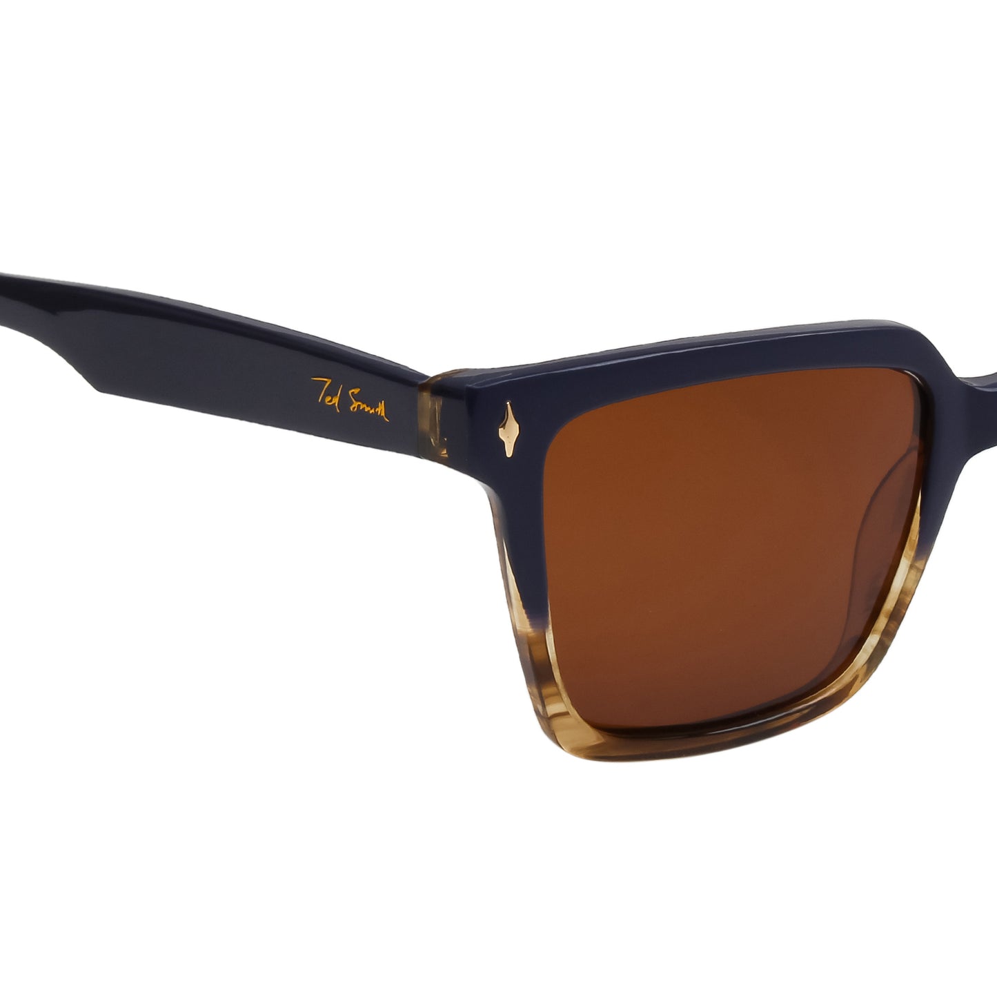 SUN-ROCCO2 UNISEX SQUARE ACETATE SUNGLASSES WITH POLARIZED LENS BY TED SMITH (IN 5 COLORS)