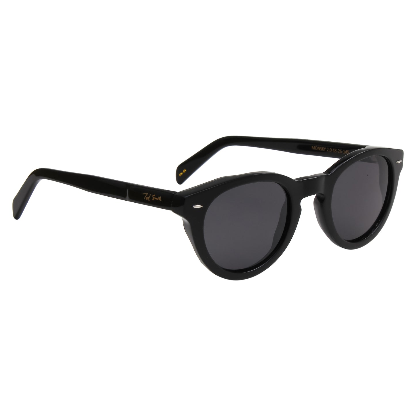 SUN-MONSKY 2.0 UNISEX ROUND ACETATE SUNGLASSES WITH POLARIZED LENS BY TED SMITH (IN 6 COLORS)