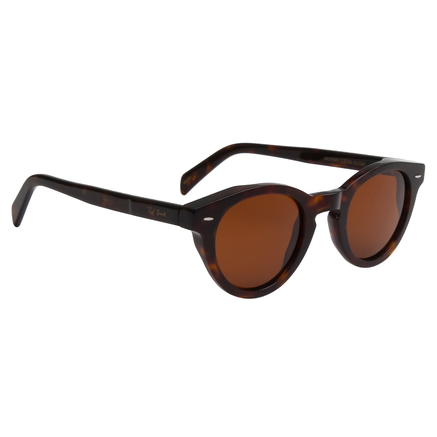 SUN-MONSKY 2.0 UNISEX ROUND ACETATE SUNGLASSES WITH POLARIZED LENS BY TED SMITH (IN 6 COLORS)
