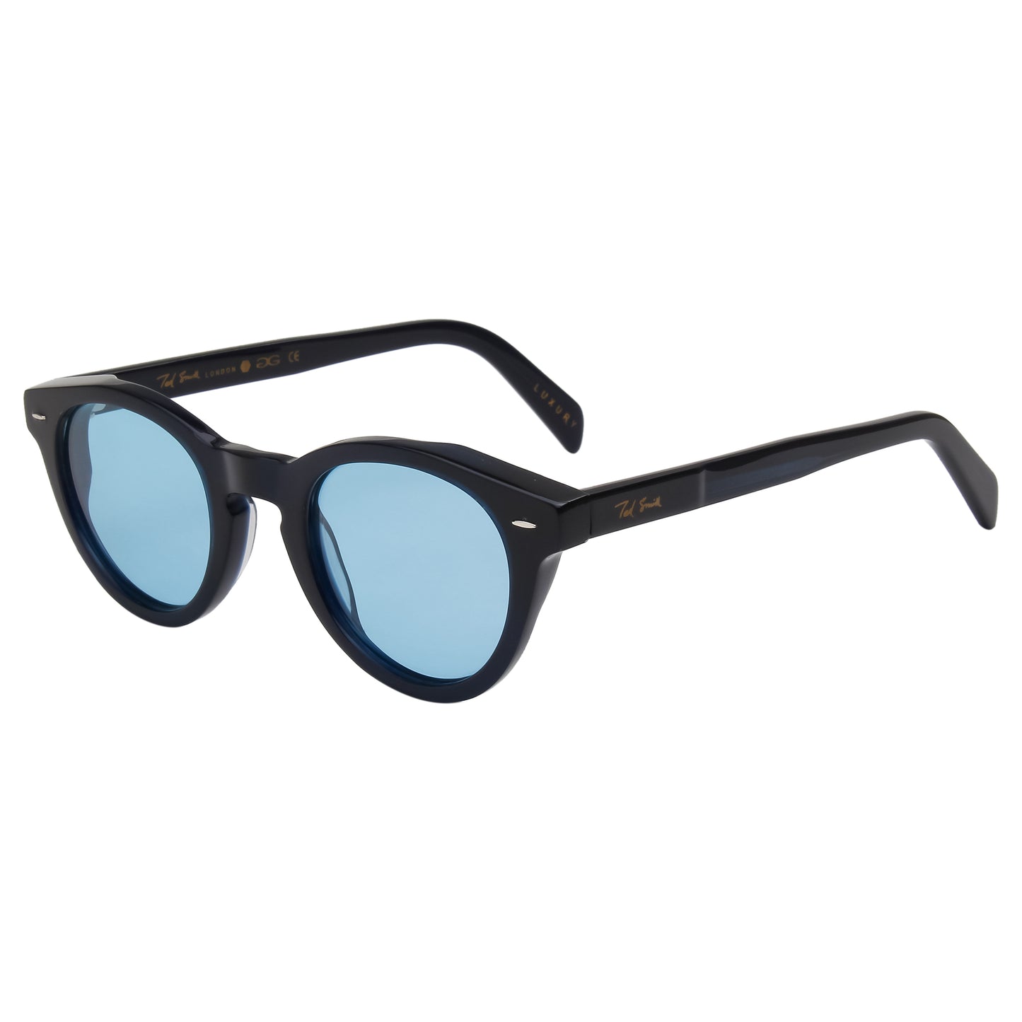 SUN-MONSKY 2.0 UNISEX ROUND ACETATE SUNGLASSES WITH POLARIZED LENS BY TED SMITH (IN 6 COLORS)
