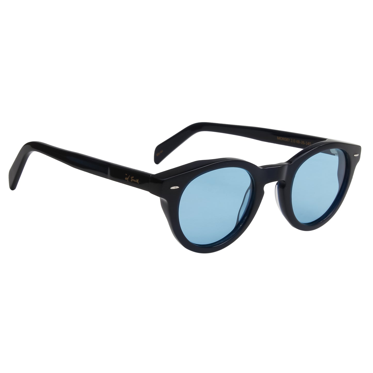 SUN-MONSKY 2.0 UNISEX ROUND ACETATE SUNGLASSES WITH POLARIZED LENS BY TED SMITH (IN 6 COLORS)