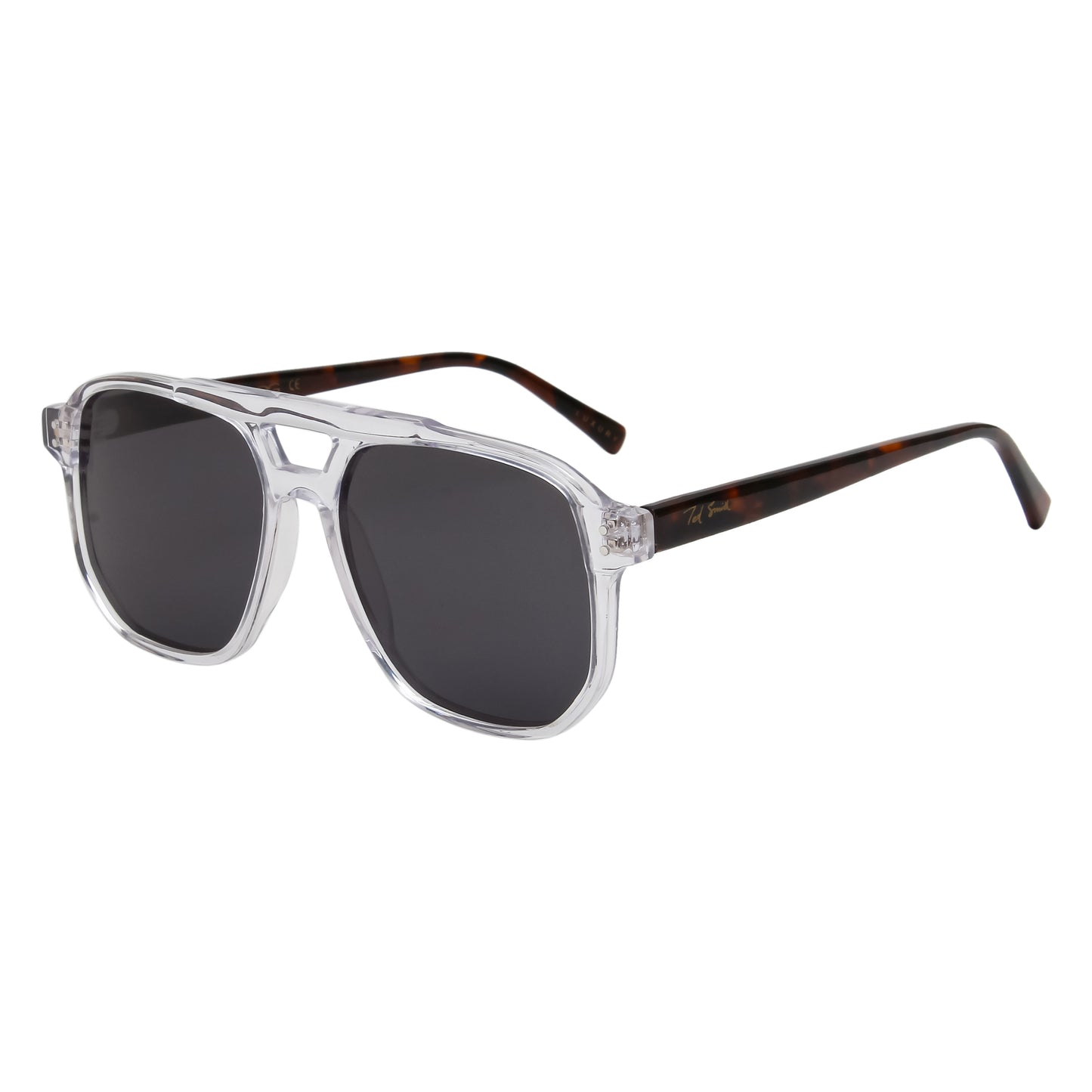 SUN-TURBINE 2.0 UNISEX AVIATOR ACETATE SUNGLASSES WITH POLARIZED LENS BY TED SMITH (IN 4 COLORS)