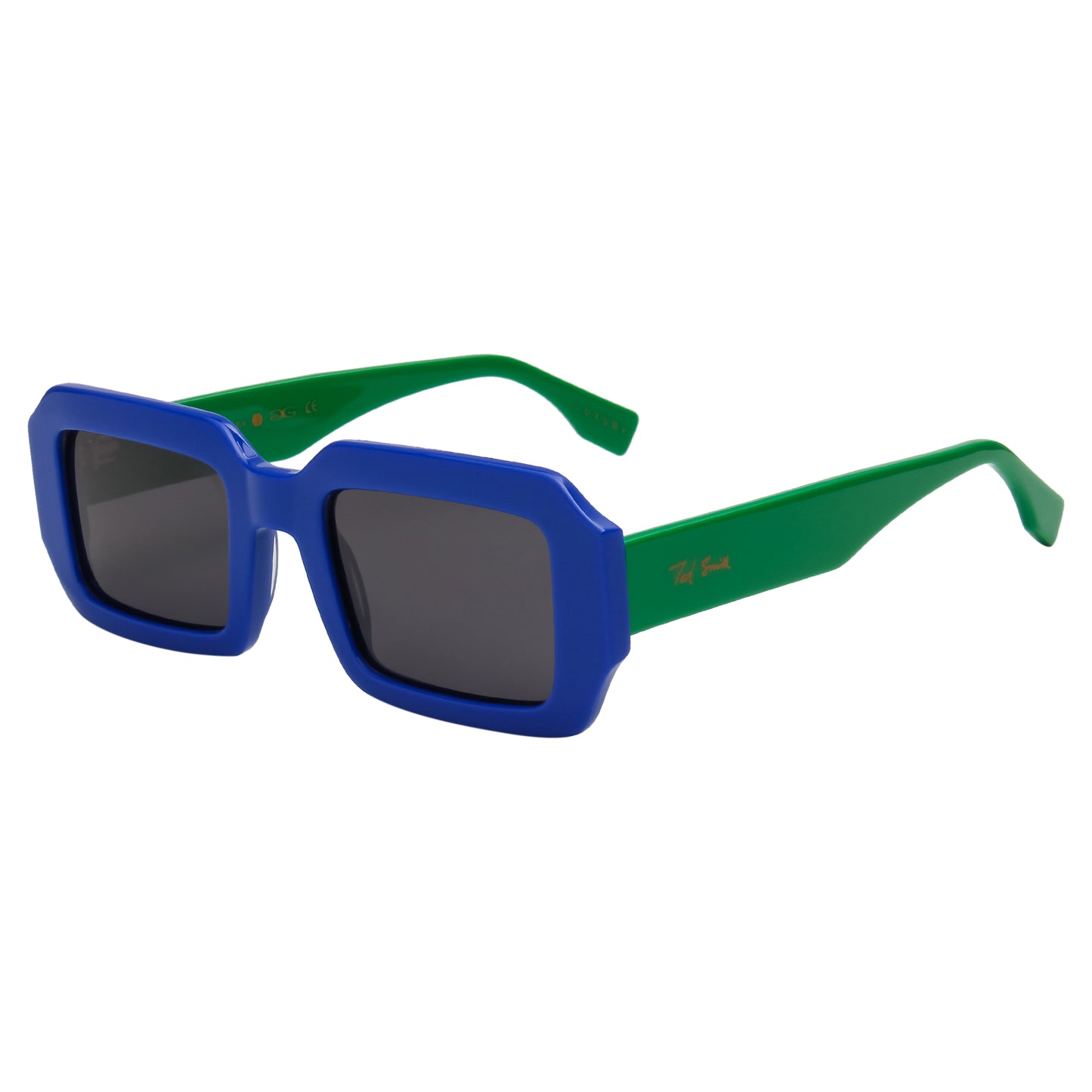 SUN-SHAFT 2.0 UNISEX SQUARE ACETATE SUNGLASSES WITH POLARIZED LENS BY TED SMITH (IN 6 COLORS)