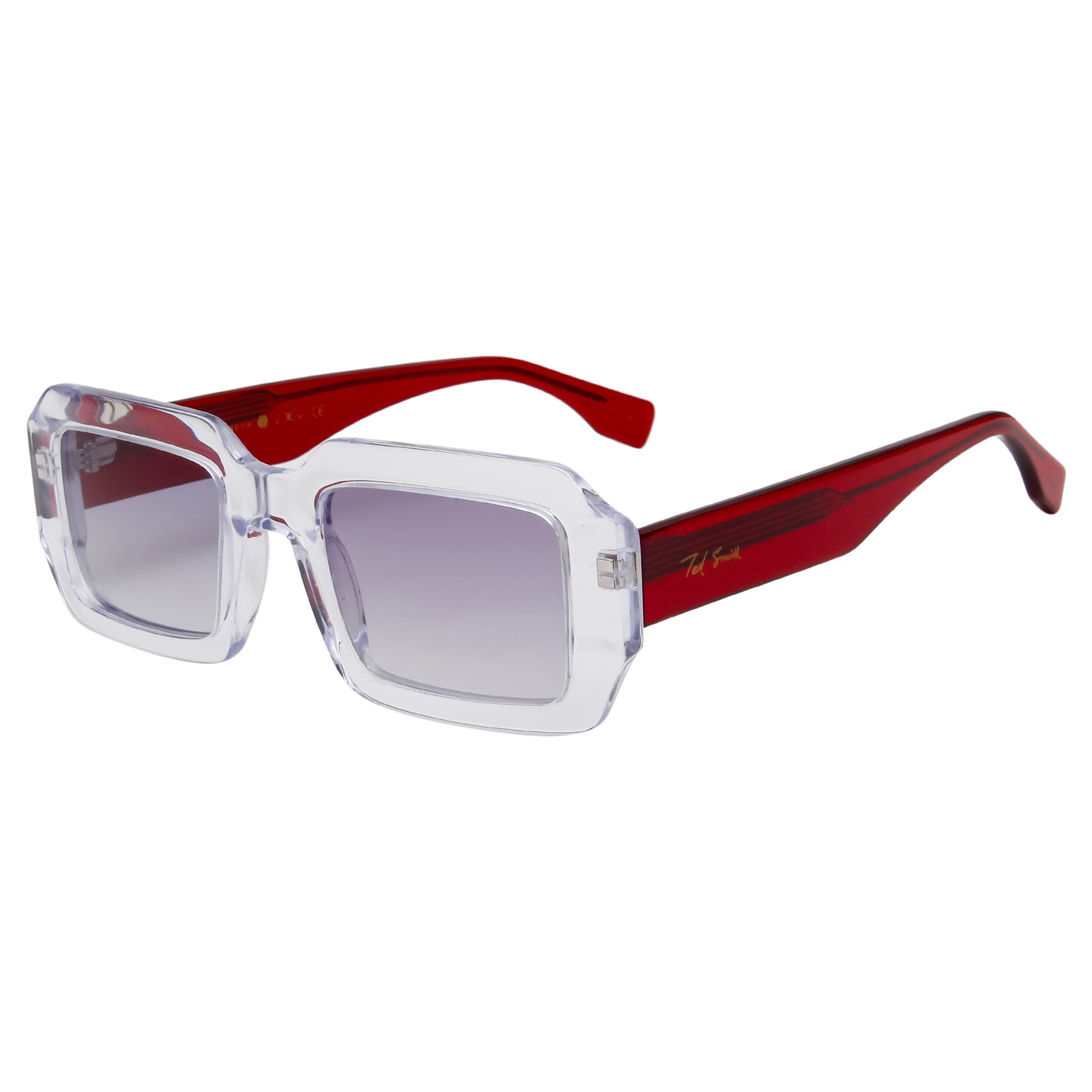 SUN-SHAFT 2.0 UNISEX SQUARE ACETATE SUNGLASSES WITH POLARIZED LENS BY TED SMITH (IN 6 COLORS)