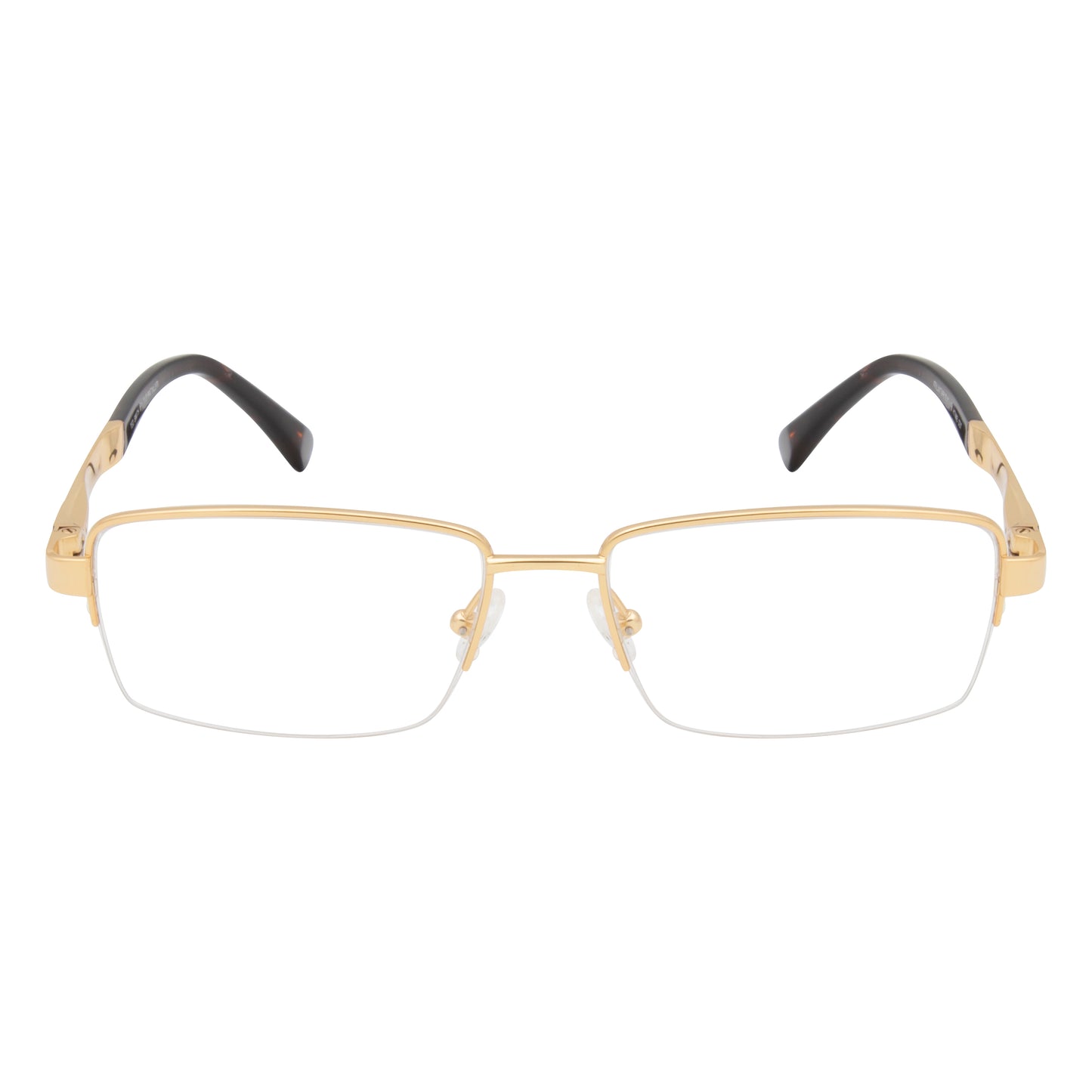 HALF JACKET TITANIUM RECTANGLE COMPUTER GLASSES (IN 3 COLORS)