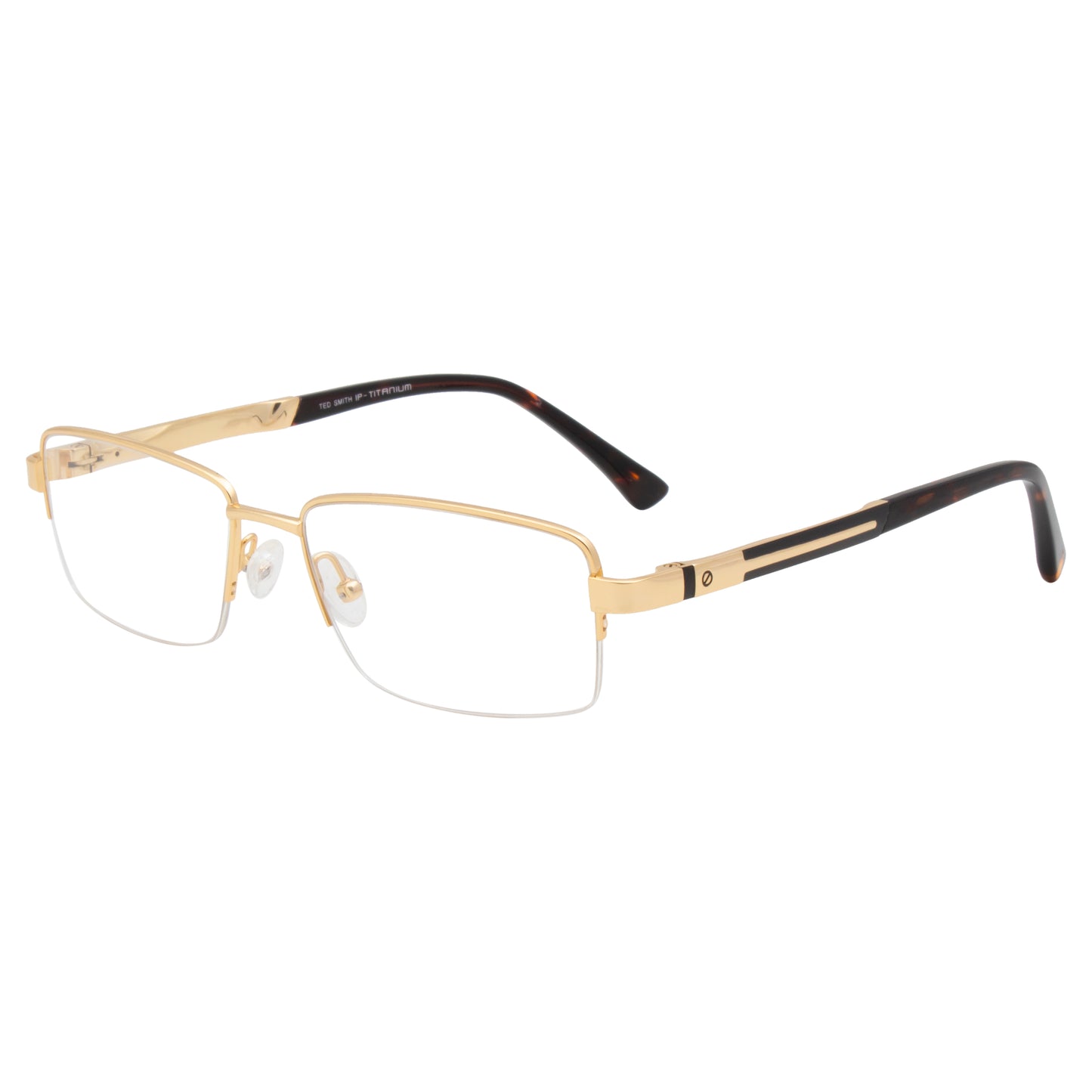HALF JACKET UNISEX TITANIUM RECTANGLE FRAMES (IN 3 COLORS)