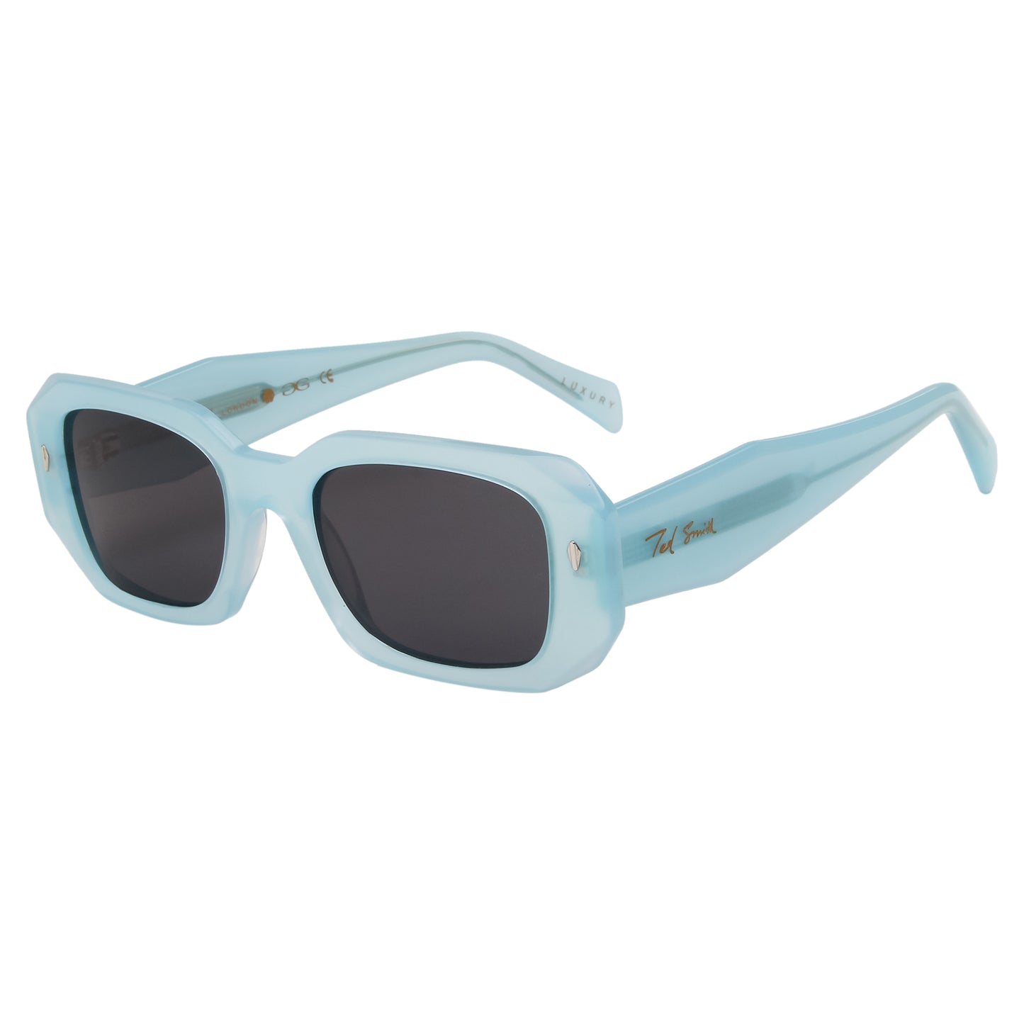 SUN-DALIA 2.0 UNISEX SQUARE ACETATE SUNGLASSES WITH POLARIZED LENS BY TED SMITH (IN 5 COLORS)