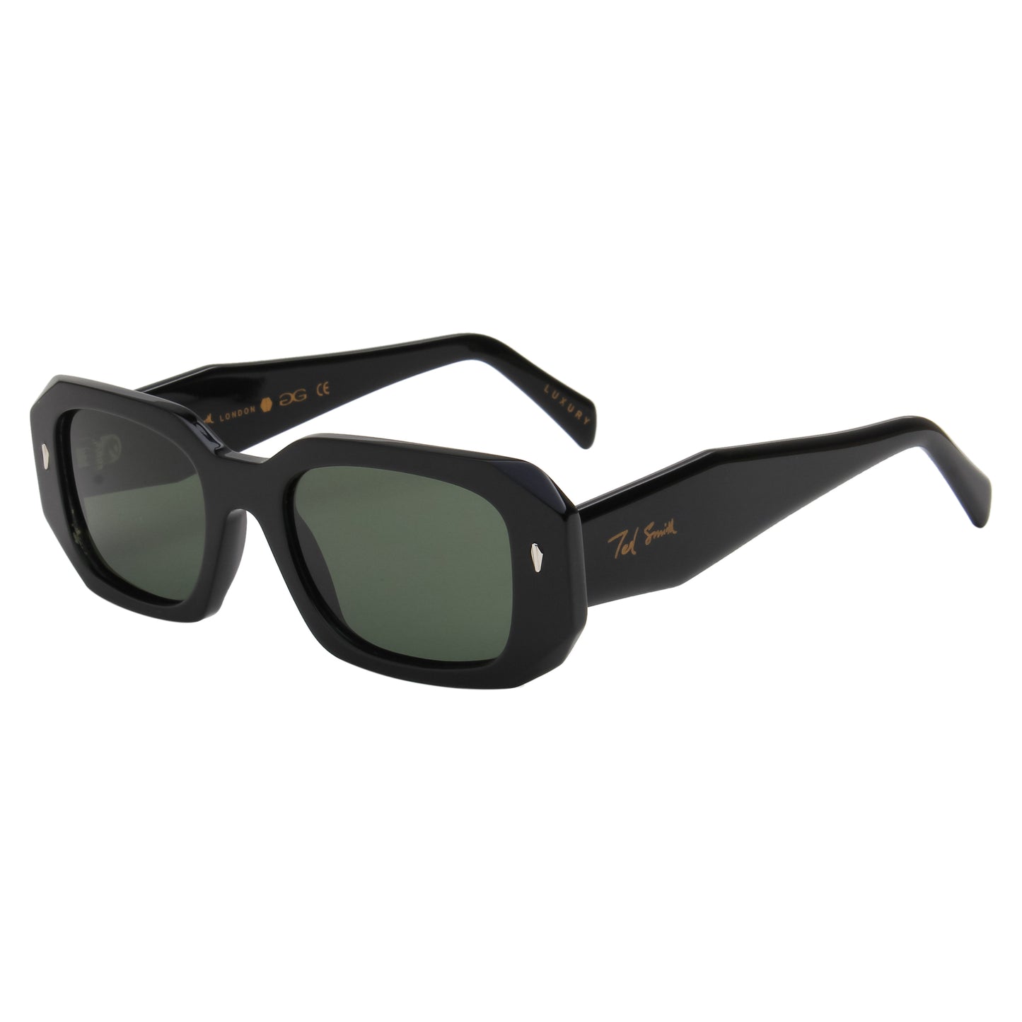 SUN-DALIA 2.0 UNISEX SQUARE ACETATE SUNGLASSES WITH POLARIZED LENS BY TED SMITH (IN 5 COLORS)