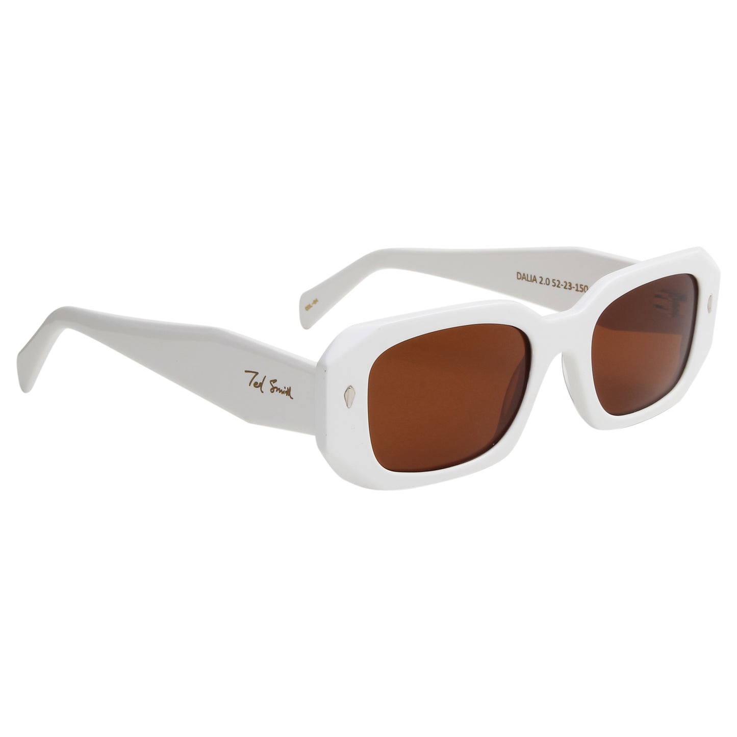 SUN-DALIA 2.0 UNISEX SQUARE ACETATE SUNGLASSES WITH POLARIZED LENS BY TED SMITH (IN 5 COLORS)