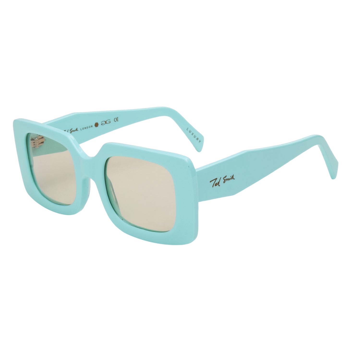 SUN-KIMMY 2.0 UNISEX SQUARE ACETATE SUNGLASSES WITH POLARIZED LENS BY TED SMITH (IN 6 COLORS)