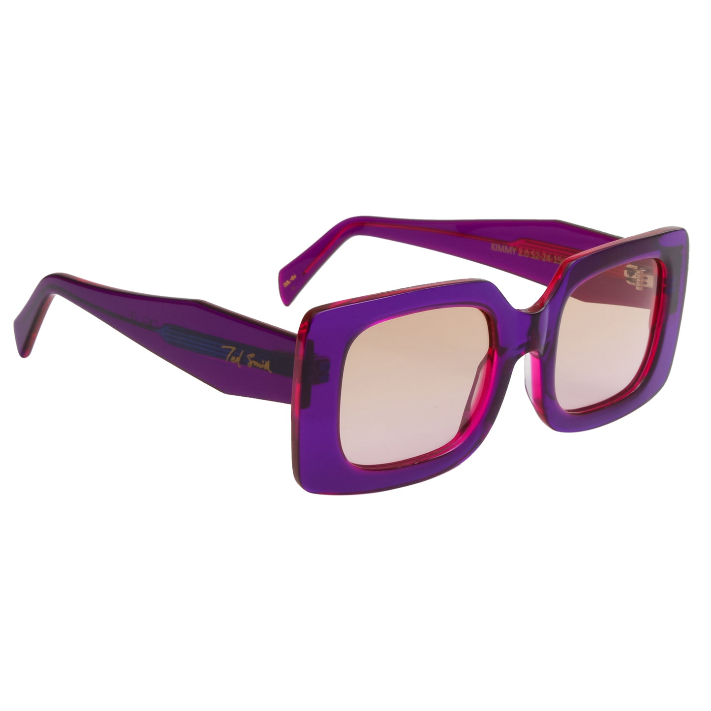 SUN-KIMMY 2.0 UNISEX SQUARE ACETATE SUNGLASSES WITH POLARIZED LENS BY TED SMITH (IN 6 COLORS)