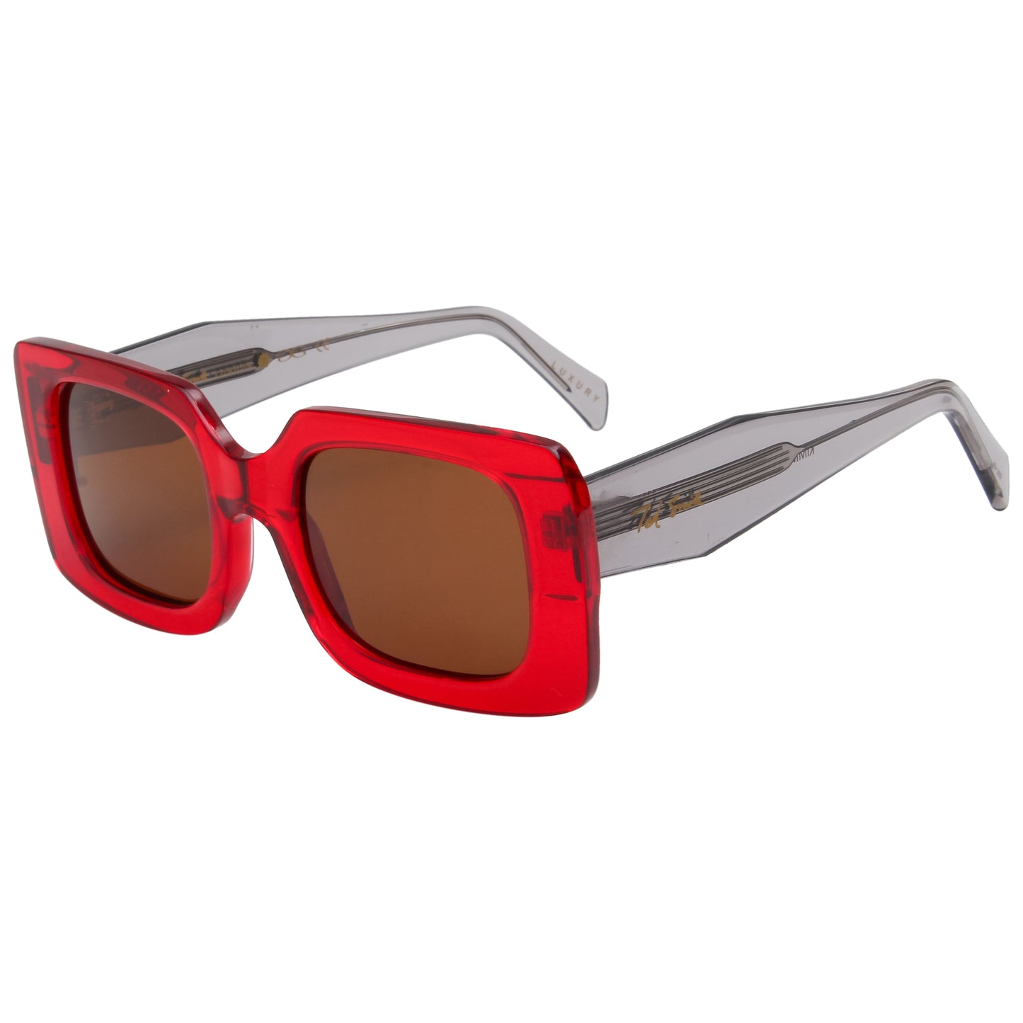 SUN-KIMMY 2.0 UNISEX SQUARE ACETATE SUNGLASSES WITH POLARIZED LENS BY TED SMITH (IN 6 COLORS)