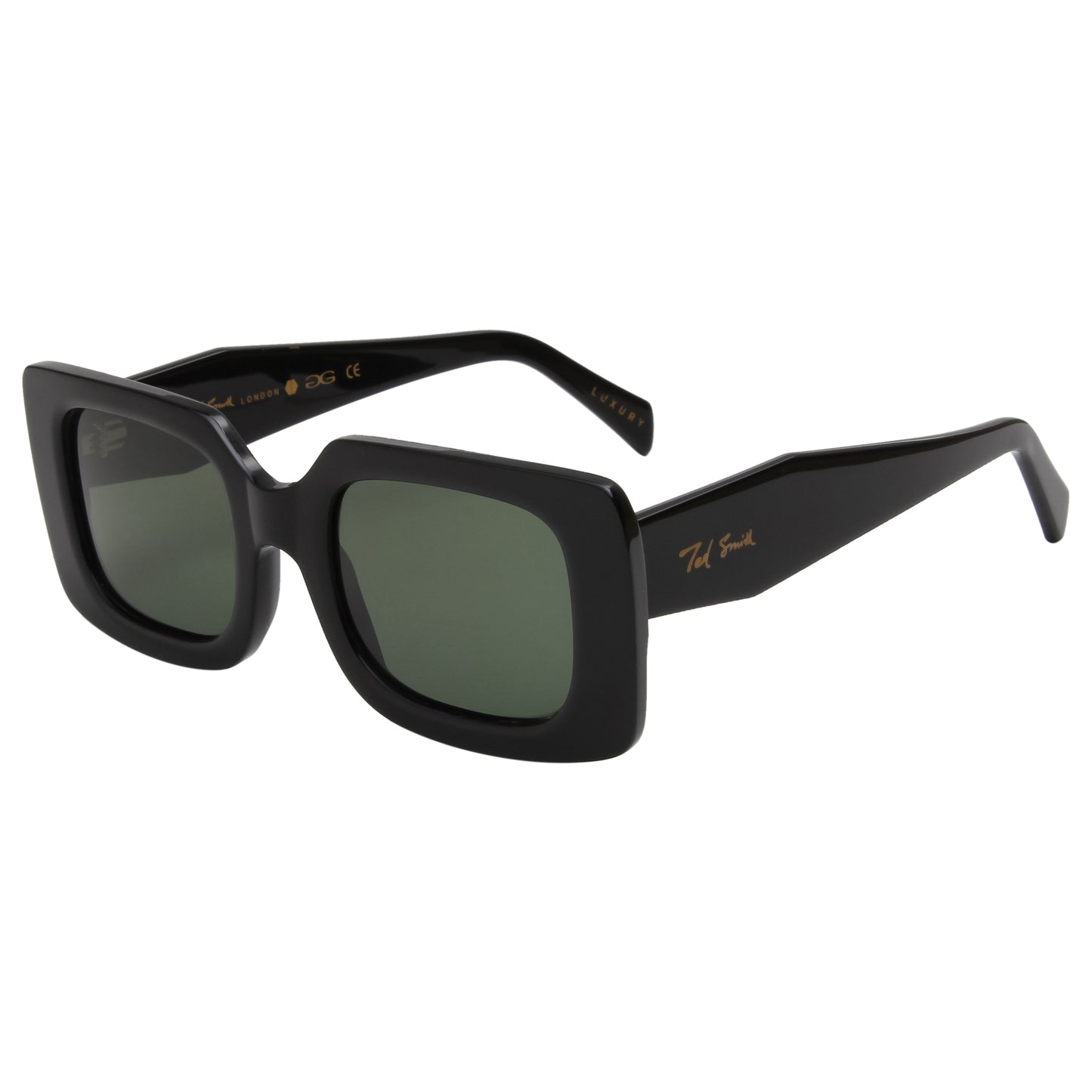 SUN-KIMMY 2.0 UNISEX SQUARE ACETATE SUNGLASSES WITH POLARIZED LENS BY TED SMITH (IN 6 COLORS)