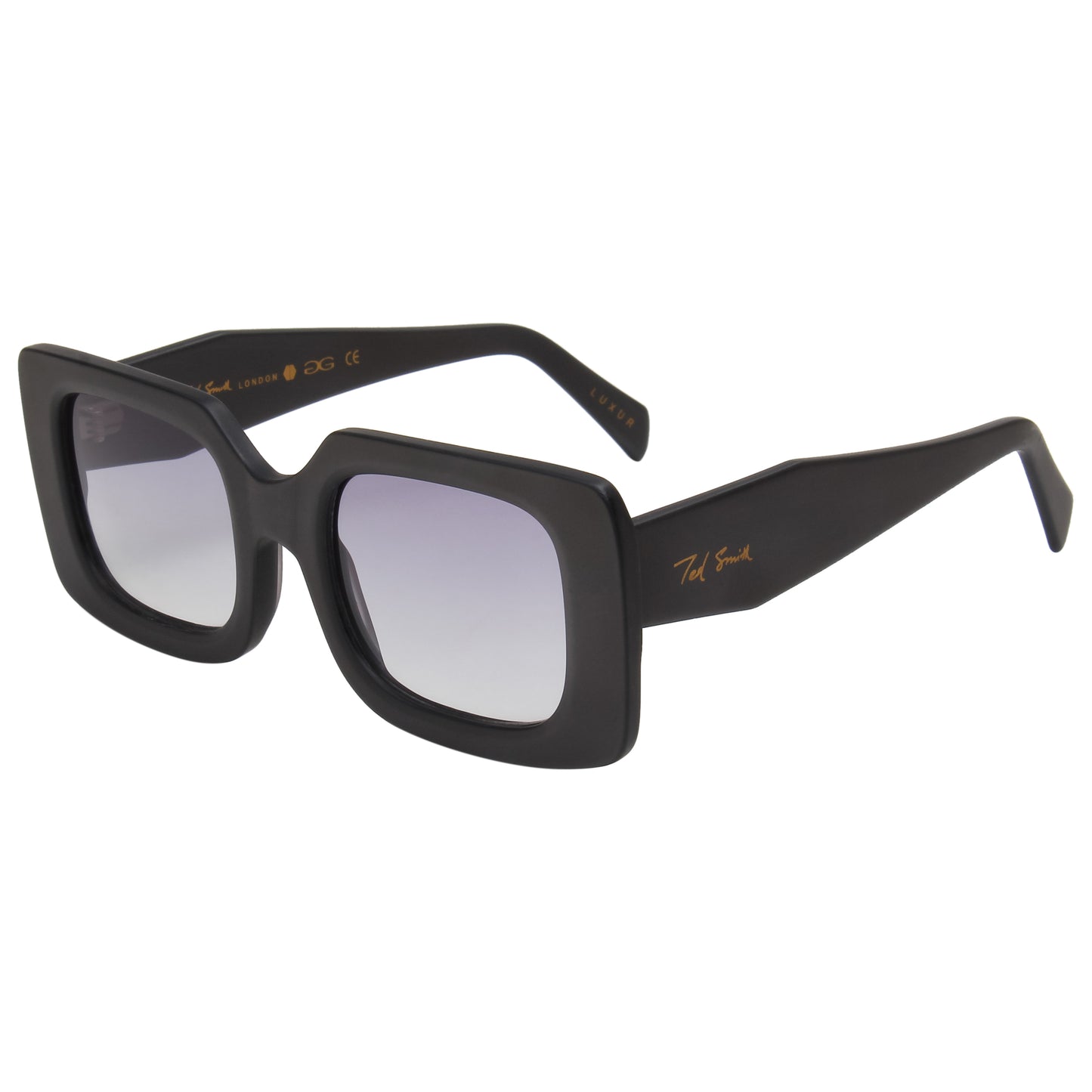 SUN-KIMMY 2.0 UNISEX SQUARE ACETATE SUNGLASSES WITH POLARIZED LENS BY TED SMITH (IN 6 COLORS)