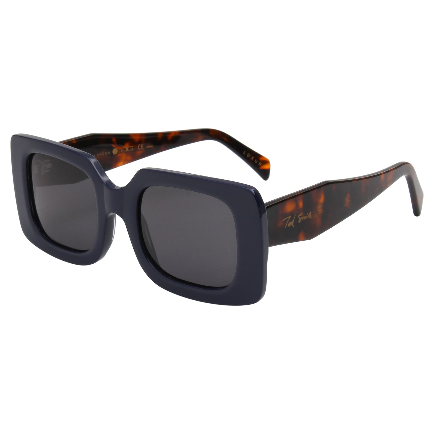 SUN-KIMMY 2.0 UNISEX SQUARE ACETATE SUNGLASSES WITH POLARIZED LENS BY TED SMITH (IN 6 COLORS)
