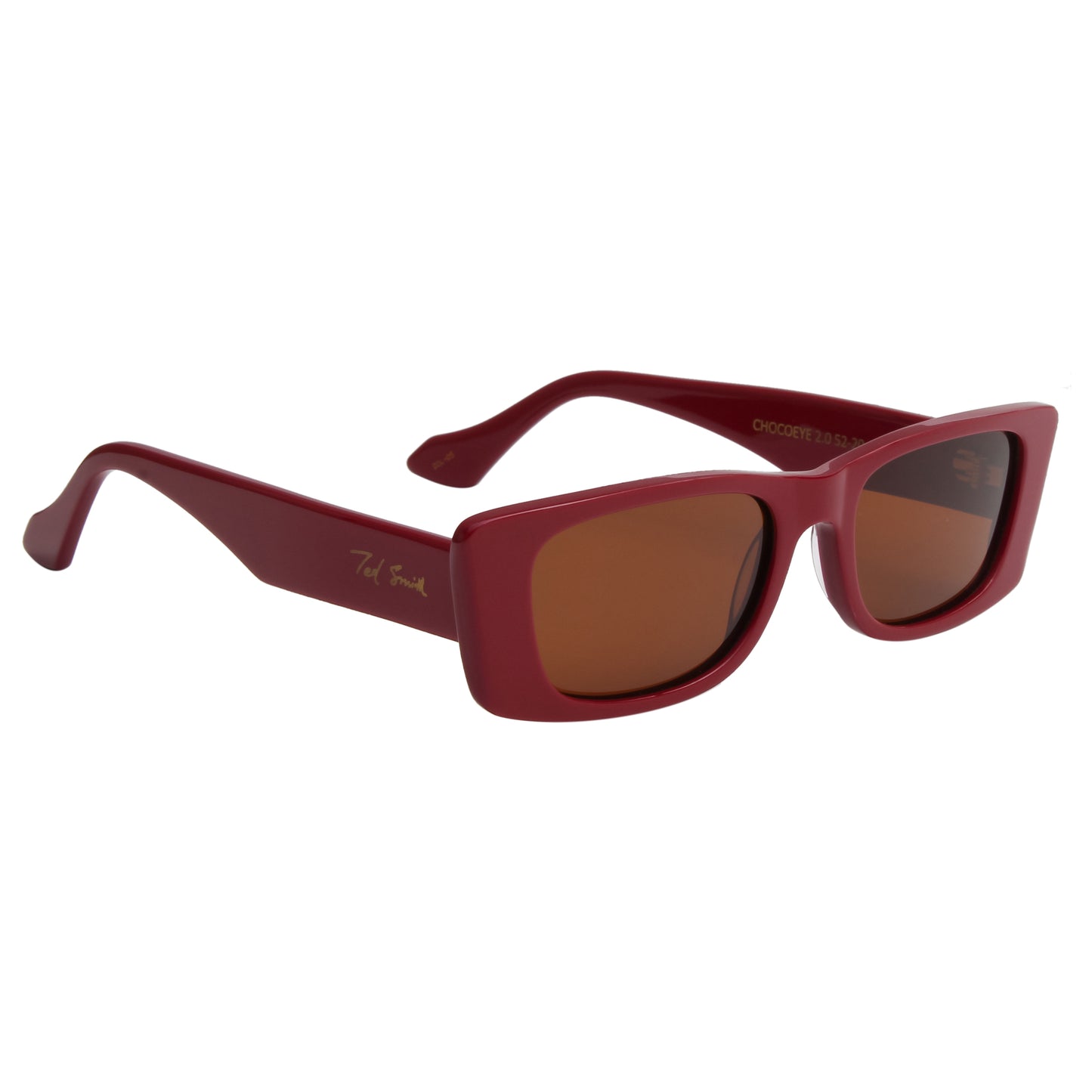 SUN-CHOCOEYE 2.0 UNISEX RECTANGLE ACETATE SUNGLASSES WITH POLARIZED LENS BY TED SMITH (IN 6 COLORS)