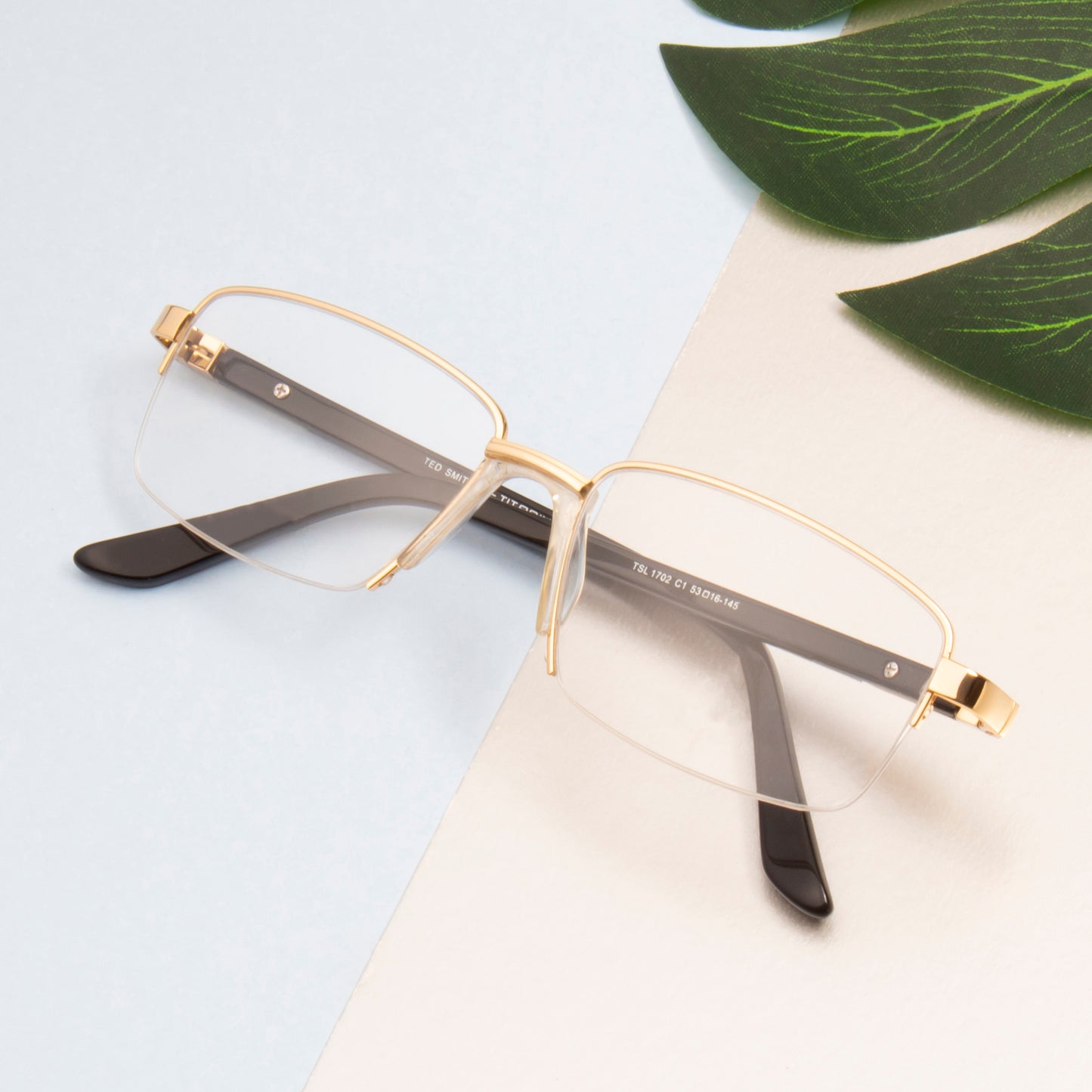 CHRIS1 UNISEX TITANIUM RECTANGLE FRAMES (IN 4 COLORS)