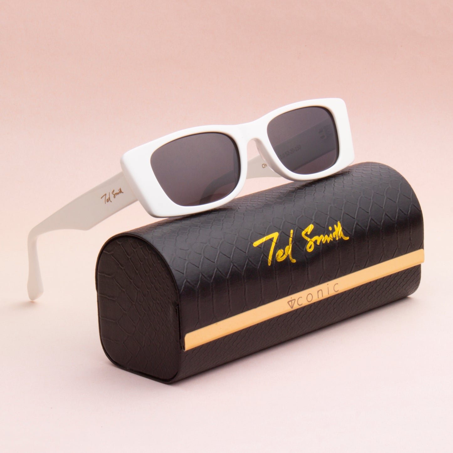 SUN-CHOCOEYE 2.0 UNISEX RECTANGLE ACETATE SUNGLASSES WITH POLARIZED LENS BY TED SMITH (IN 6 COLORS)