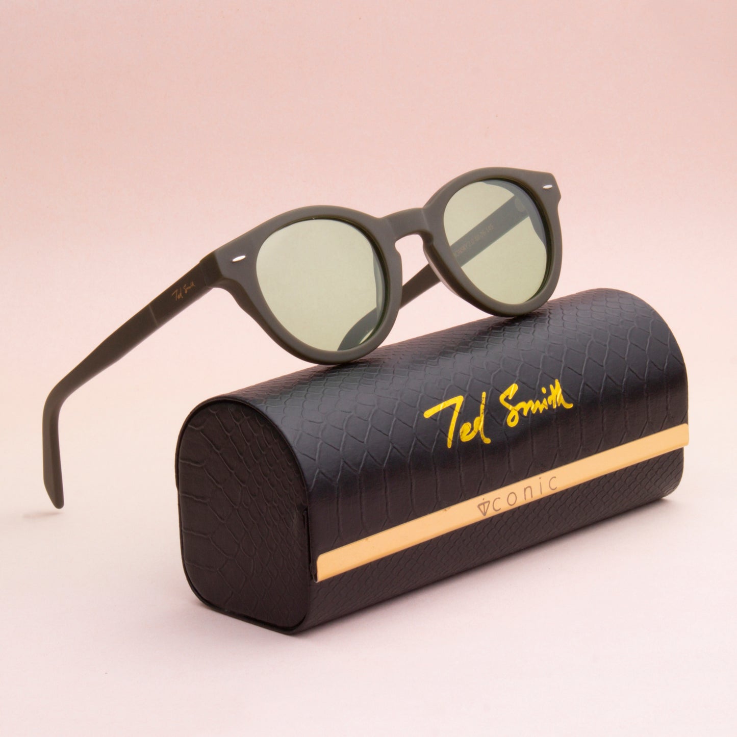 SUN-MONSKY 2.0 UNISEX ROUND ACETATE SUNGLASSES WITH POLARIZED LENS BY TED SMITH (IN 6 COLORS)