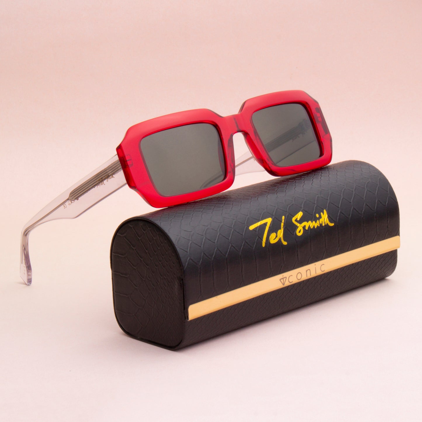 SUN-SHAFT 2.0 UNISEX SQUARE ACETATE SUNGLASSES WITH POLARIZED LENS BY TED SMITH (IN 6 COLORS)