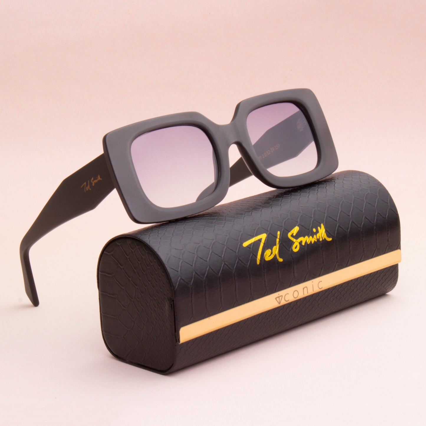 SUN-KIMMY 2.0 UNISEX SQUARE ACETATE SUNGLASSES WITH POLARIZED LENS BY TED SMITH (IN 6 COLORS)