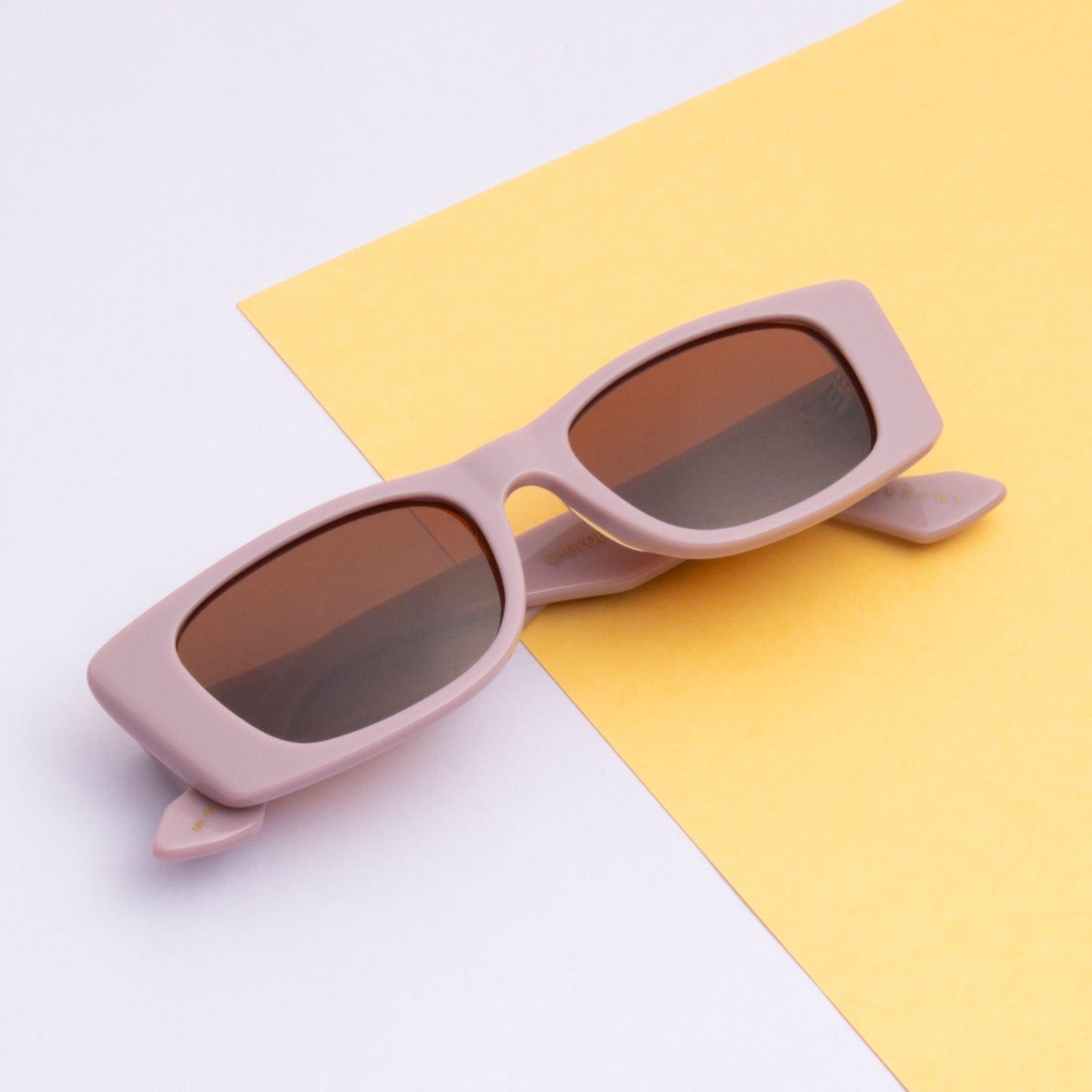 SUN-CHOCOEYE 2.0 UNISEX RECTANGLE ACETATE SUNGLASSES WITH POLARIZED LENS BY TED SMITH (IN 6 COLORS)