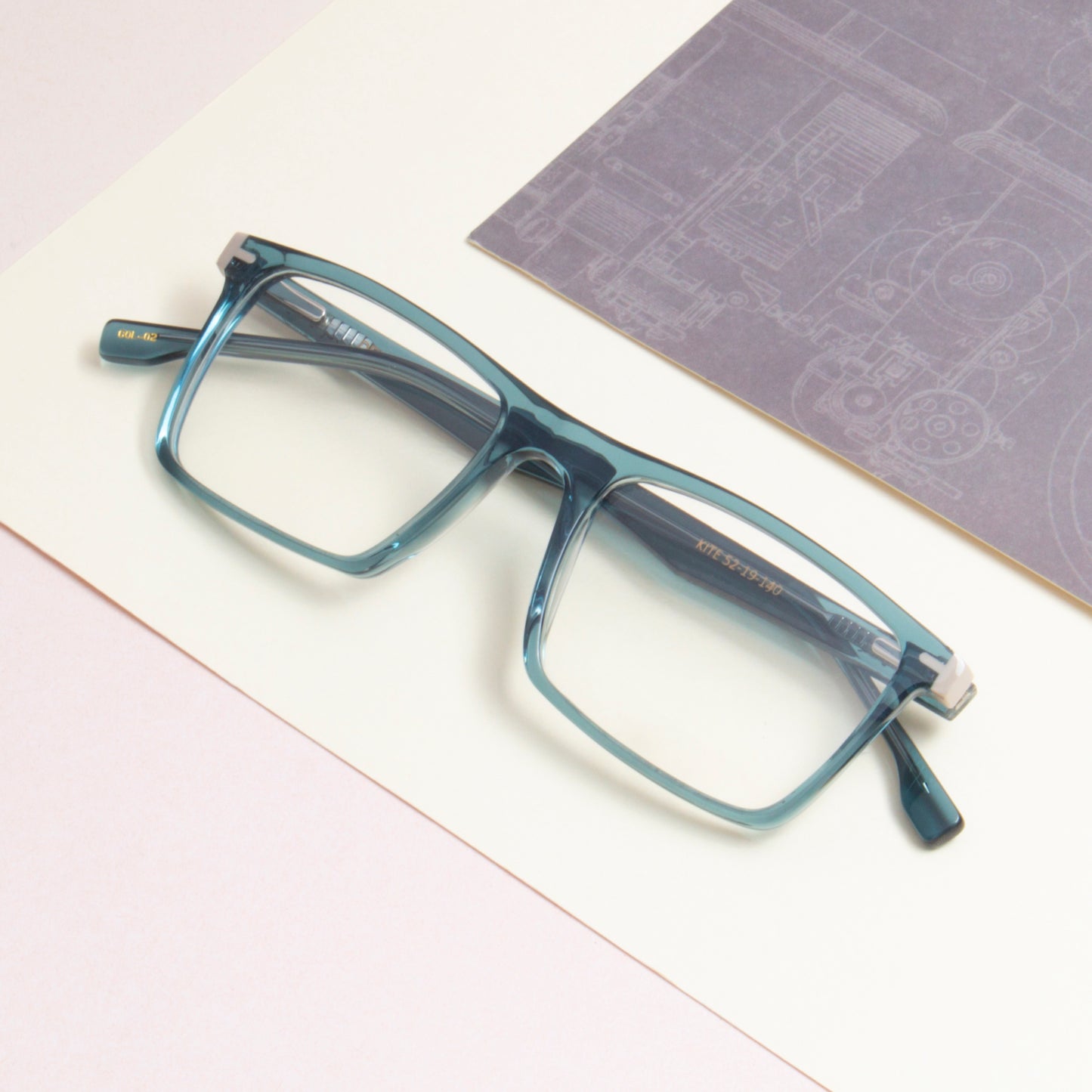 KITE UNISEX WAYFARER ACETATE COMPUTER GLASSES (IN 3 COLORS)