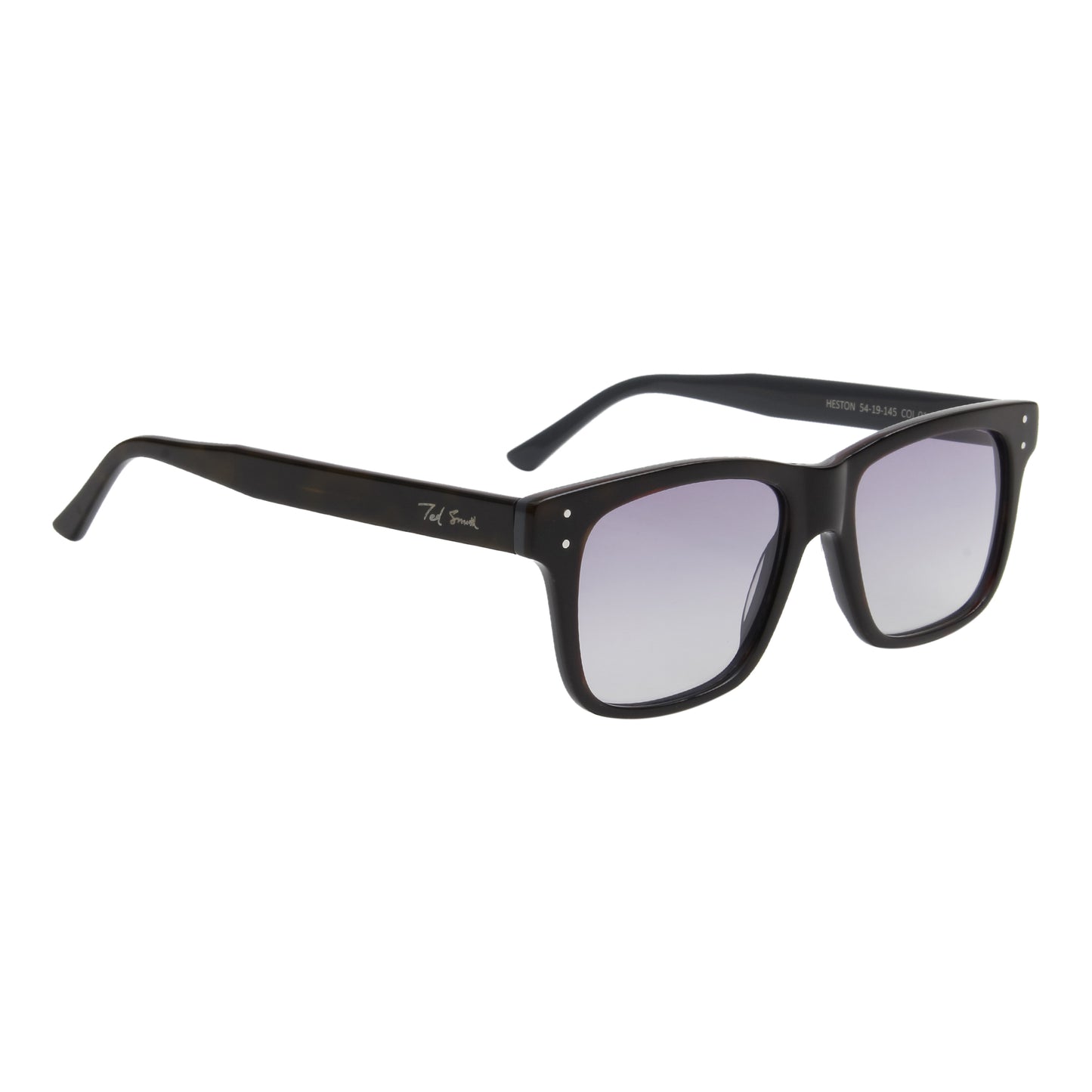 SUN-HESTON UNISEX SQUARE ACETATE SUNGLASSES WITH POLARIZED LENS BY TED SMITH (IN 5 COLORS)