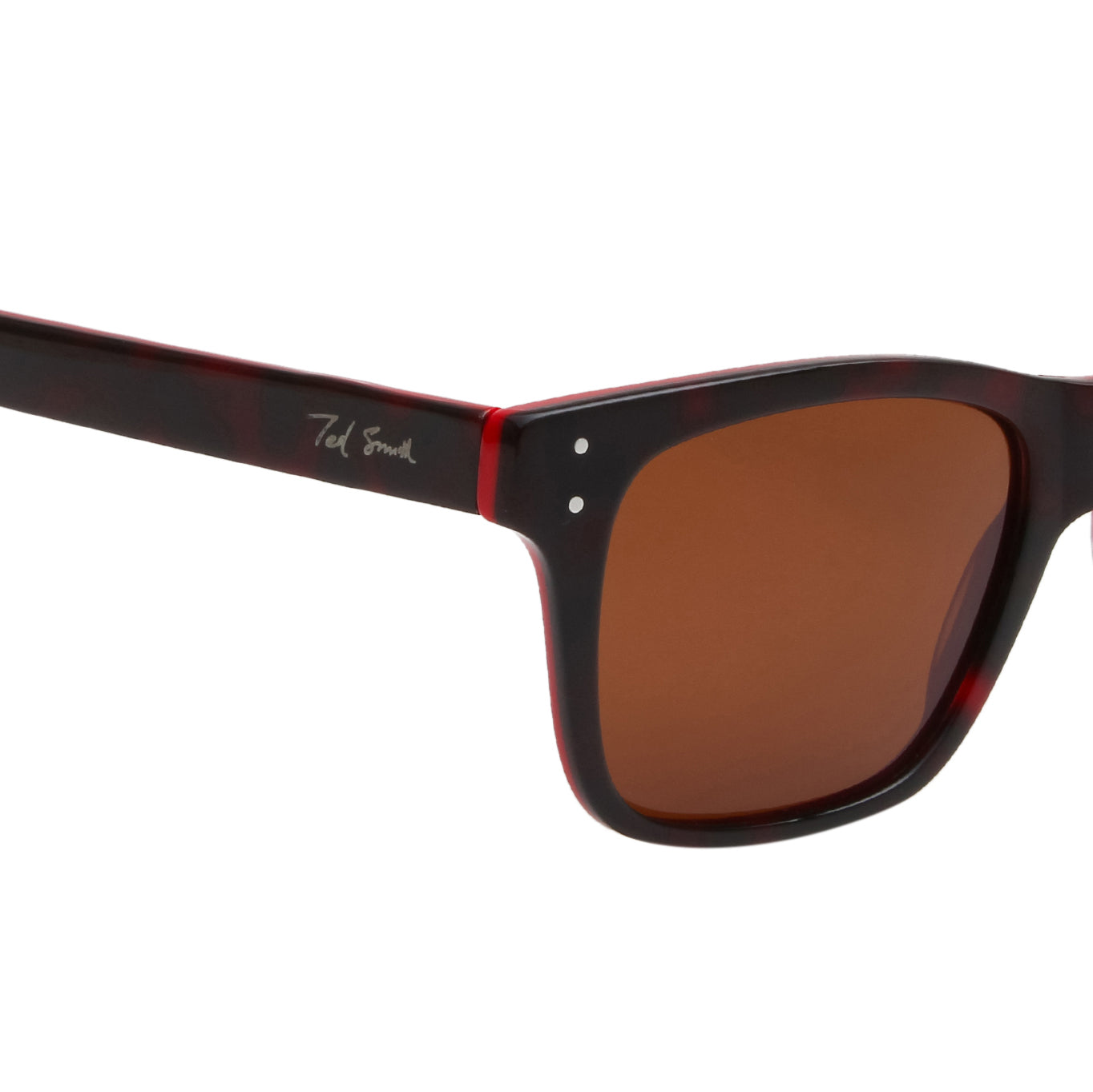 SUN-HESTON UNISEX SQUARE ACETATE SUNGLASSES WITH POLARIZED LENS BY TED SMITH (IN 5 COLORS)
