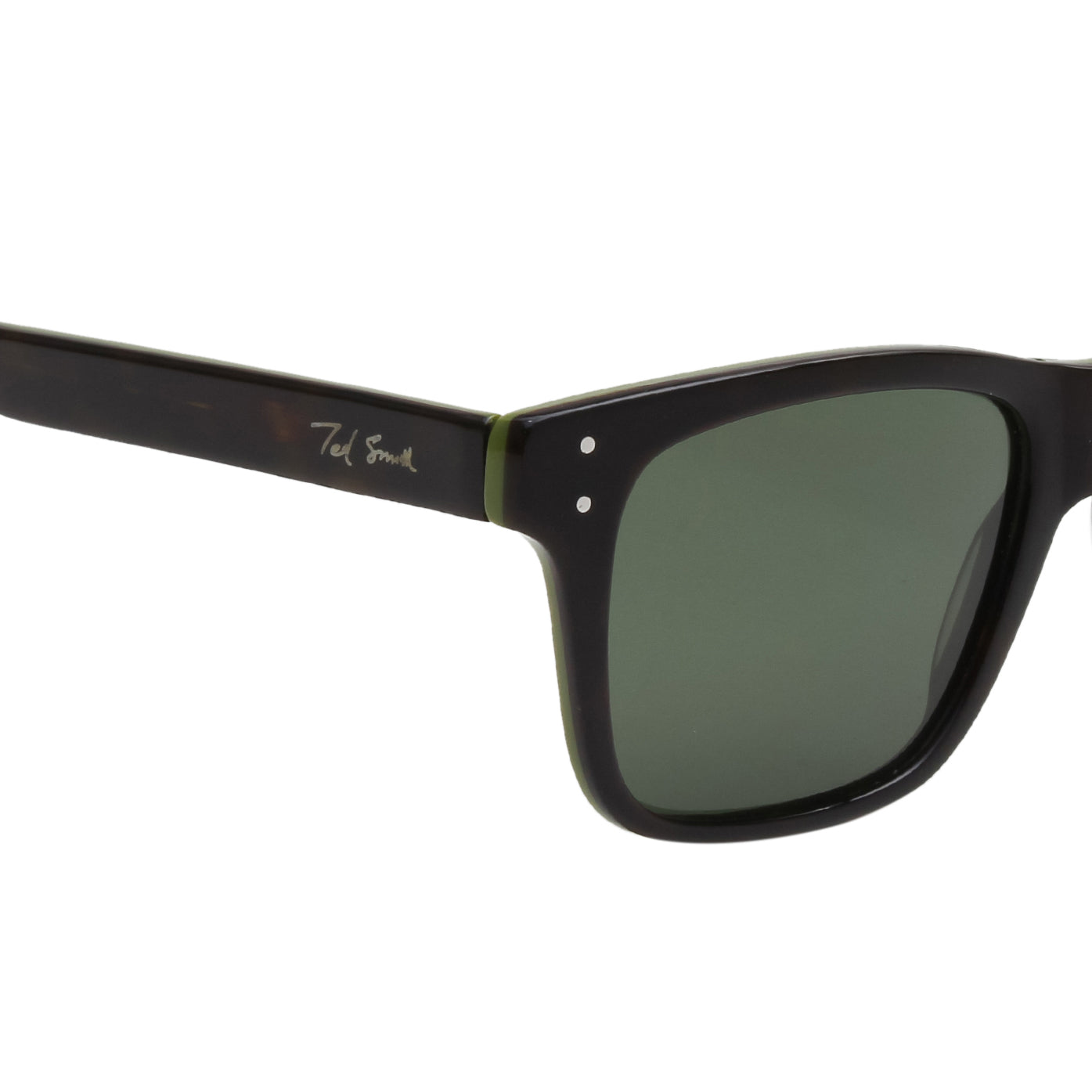 SUN-HESTON UNISEX SQUARE ACETATE SUNGLASSES WITH POLARIZED LENS BY TED SMITH (IN 5 COLORS)