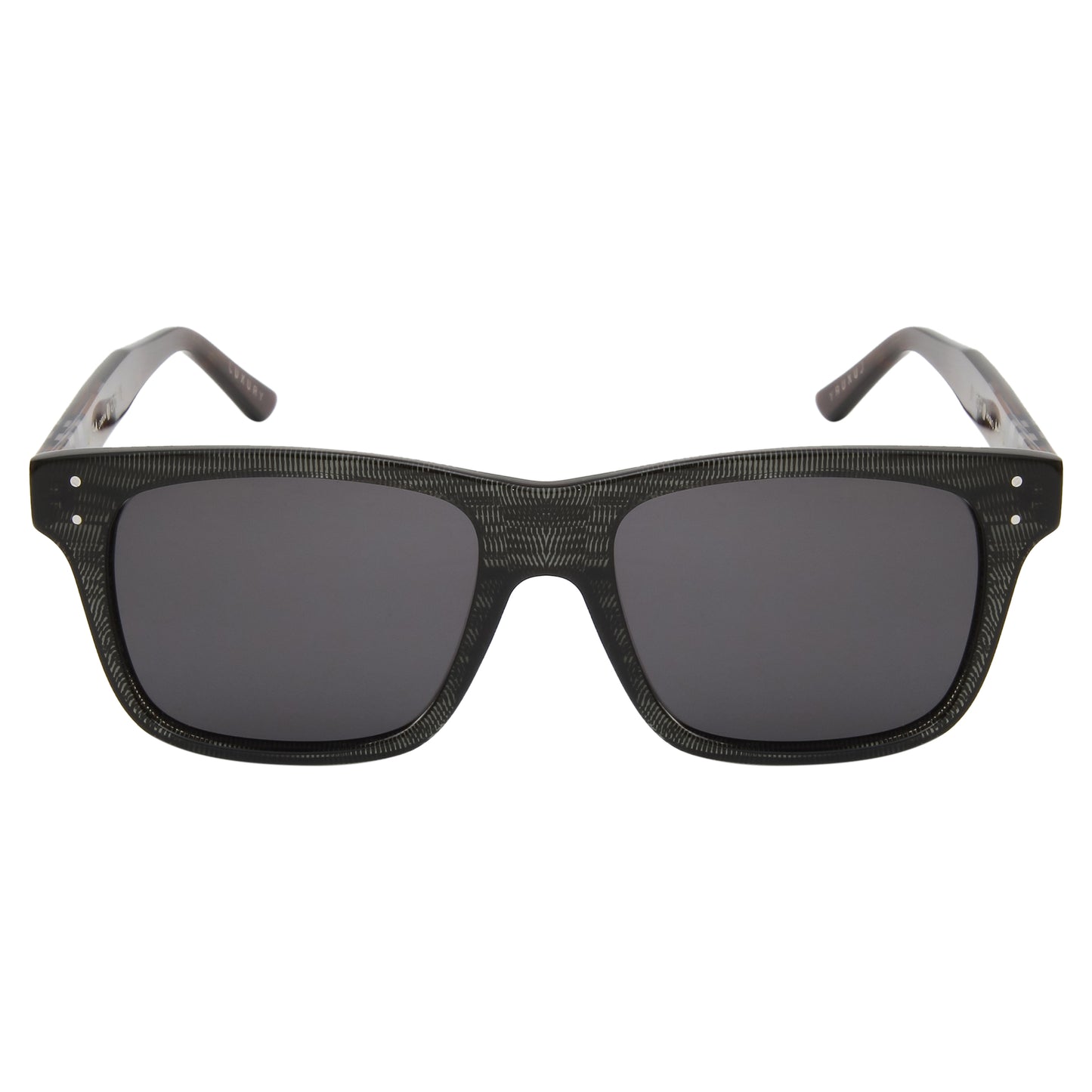 SUN-HESTON UNISEX SQUARE ACETATE SUNGLASSES WITH POLARIZED LENS BY TED SMITH (IN 5 COLORS)