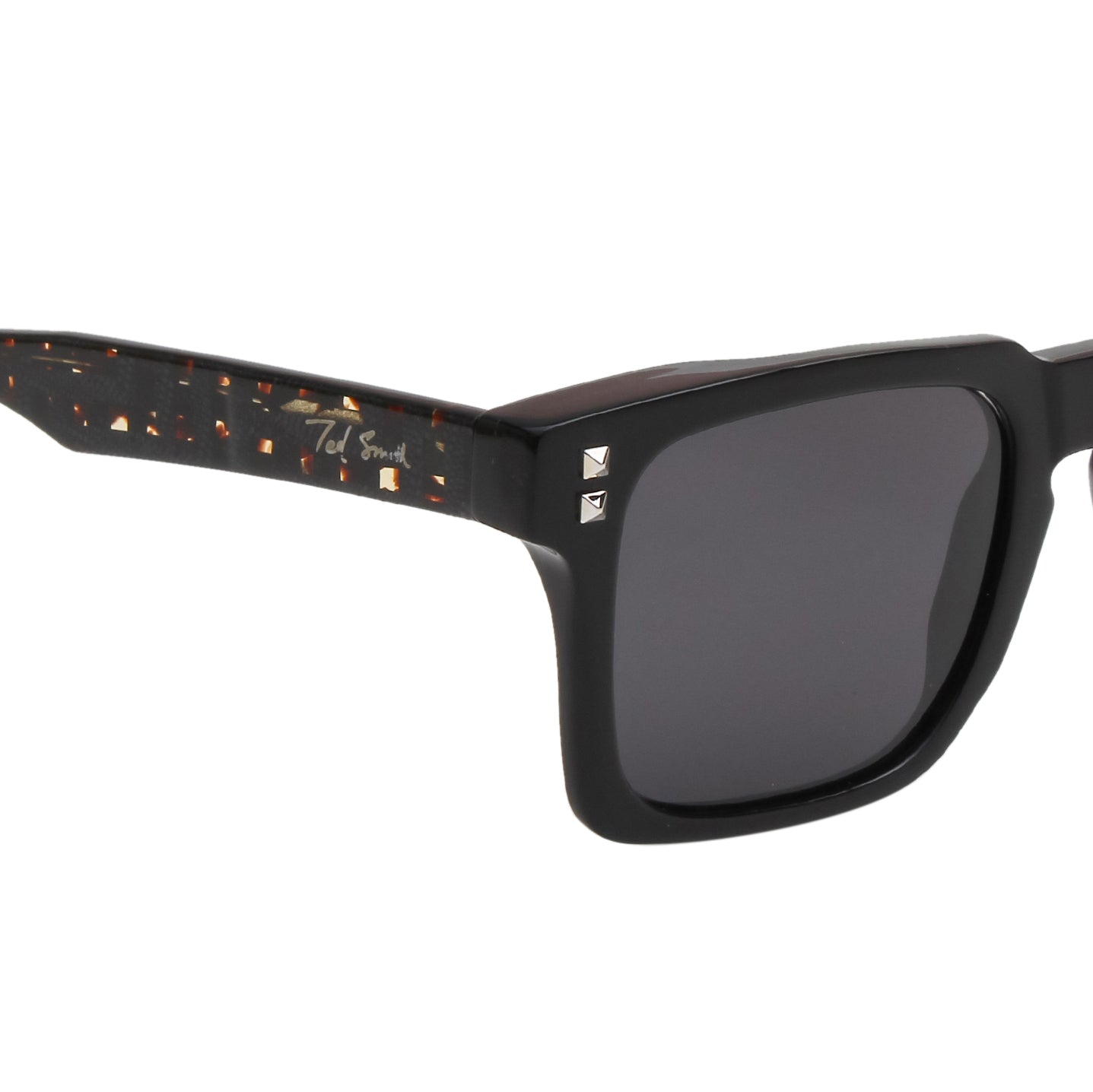 SUN-ALICE UNISEX SQUARE ACETATE SUNGLASSES WITH POLARIZED LENS BY TED SMITH (IN 4 COLORS)