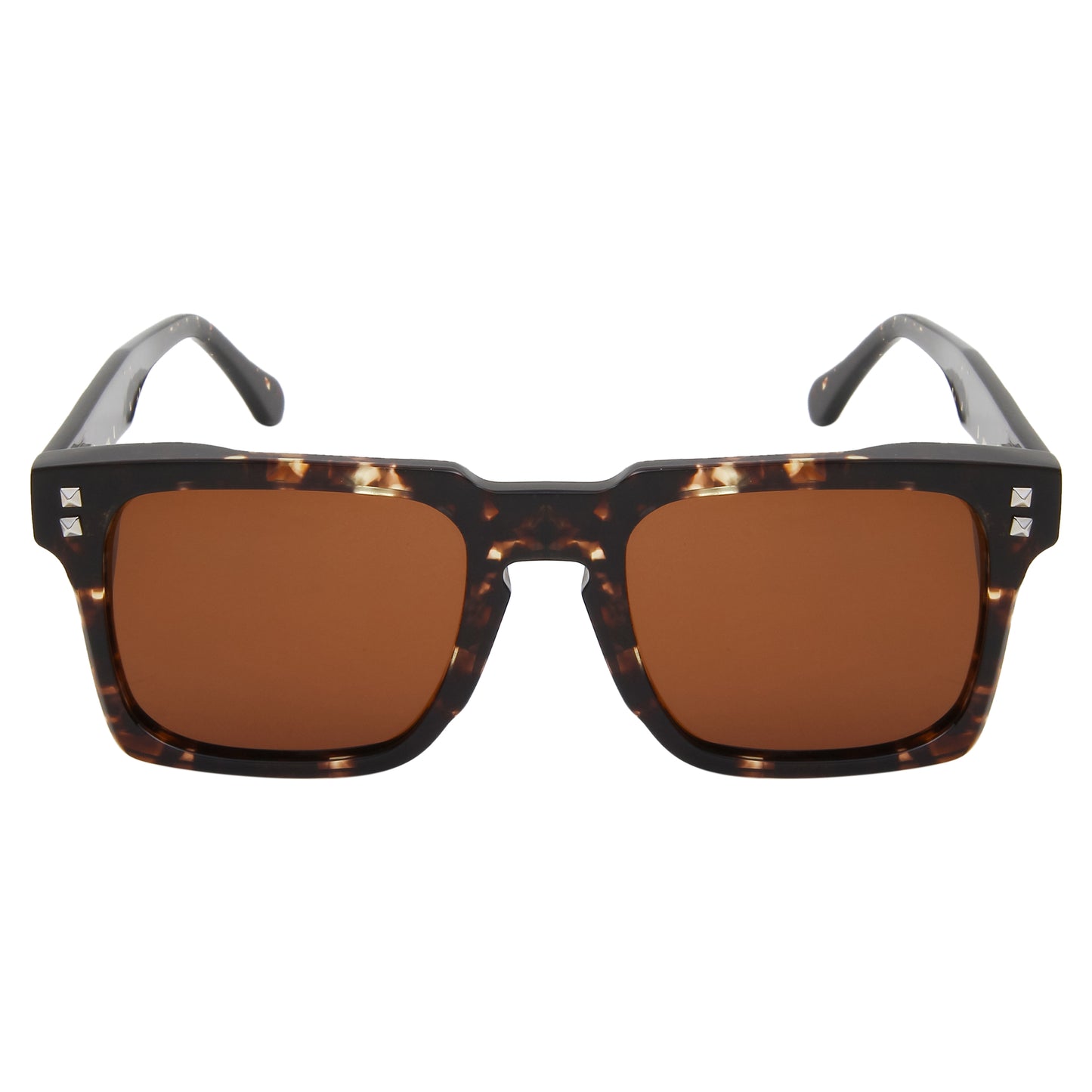 SUN-ALICE UNISEX SQUARE ACETATE SUNGLASSES WITH POLARIZED LENS BY TED SMITH (IN 4 COLORS)