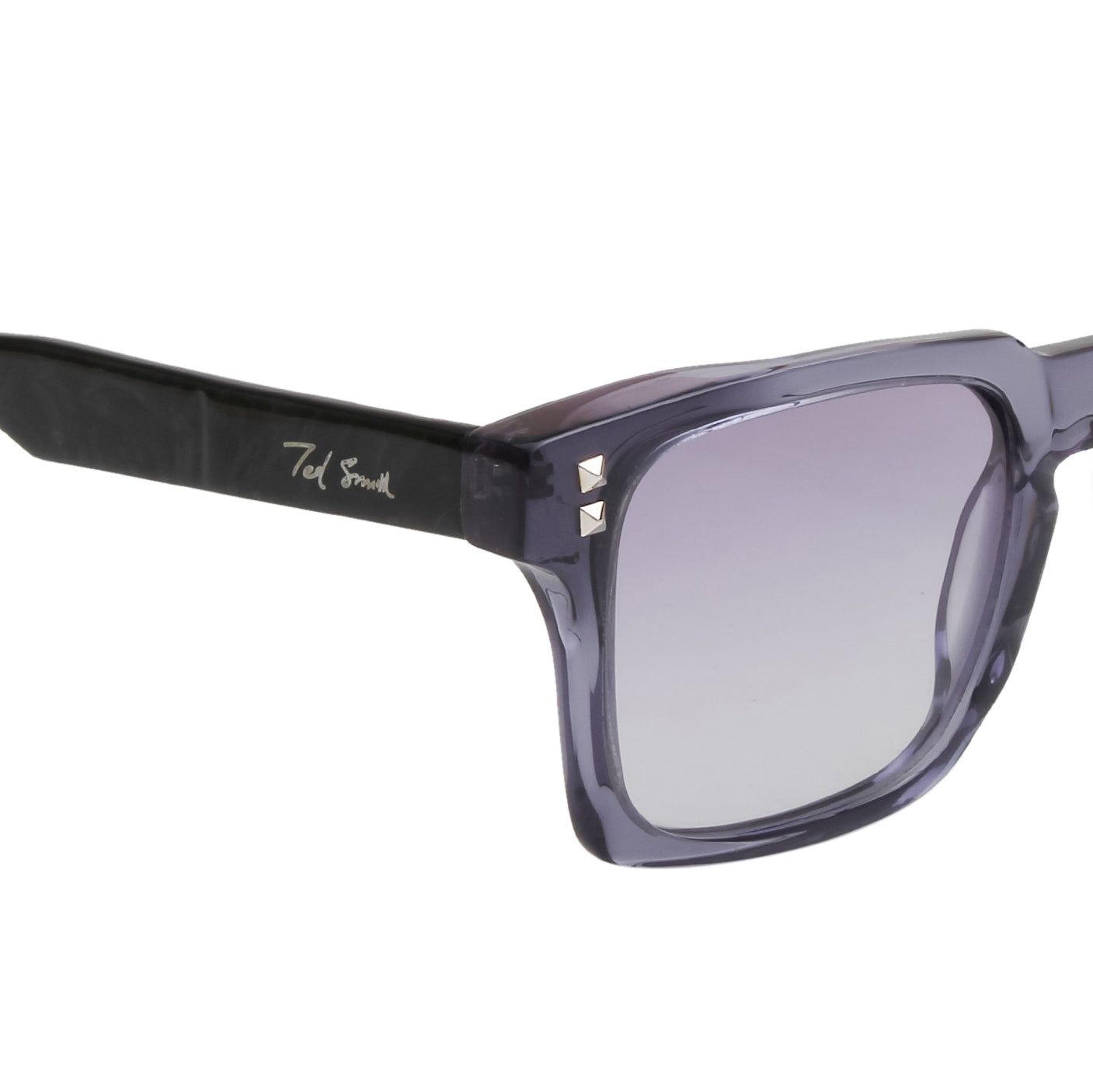 SUN-ALICE UNISEX SQUARE ACETATE SUNGLASSES WITH POLARIZED LENS BY TED SMITH (IN 4 COLORS)