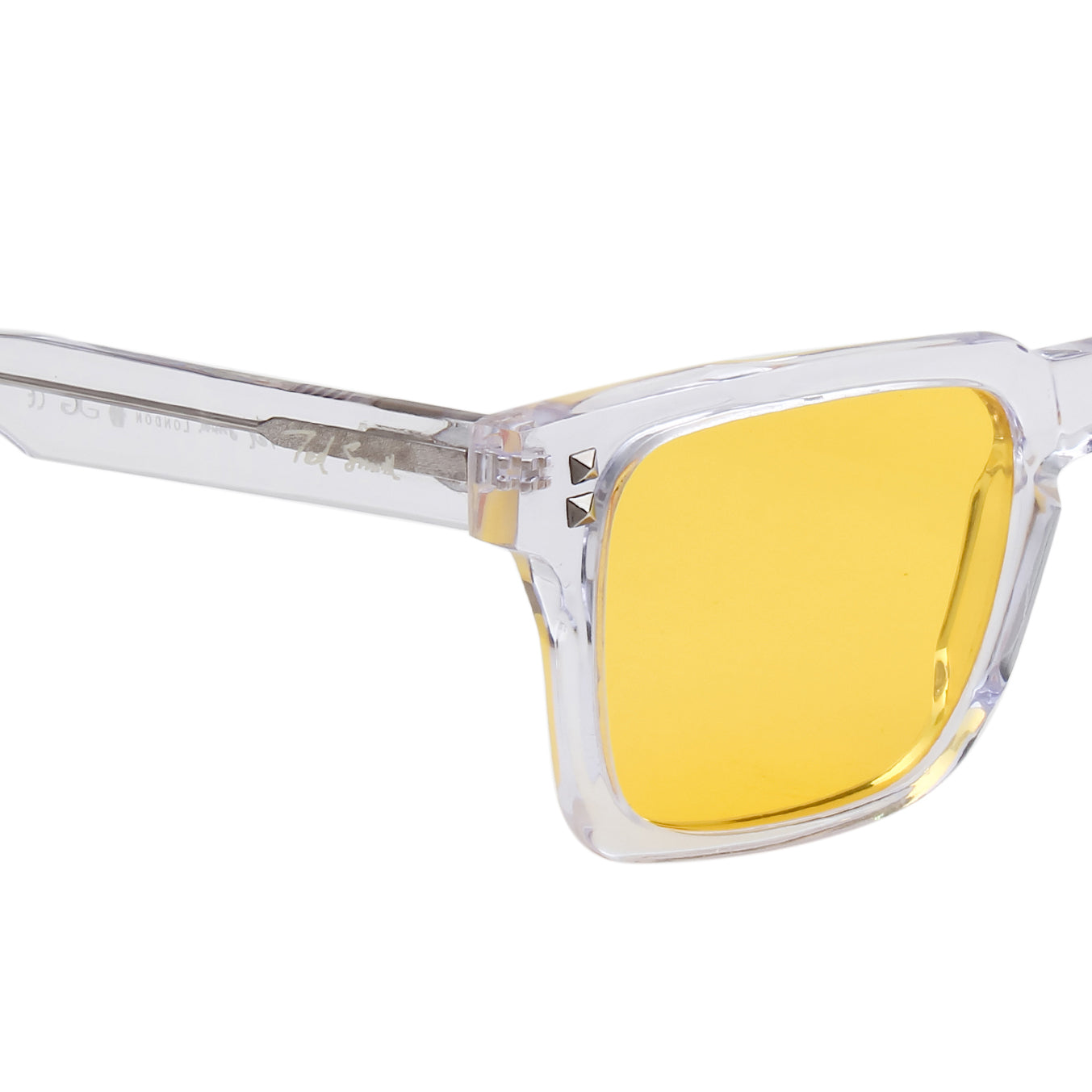 SUN-ALICE UNISEX SQUARE ACETATE SUNGLASSES WITH POLARIZED LENS BY TED SMITH (IN 4 COLORS)