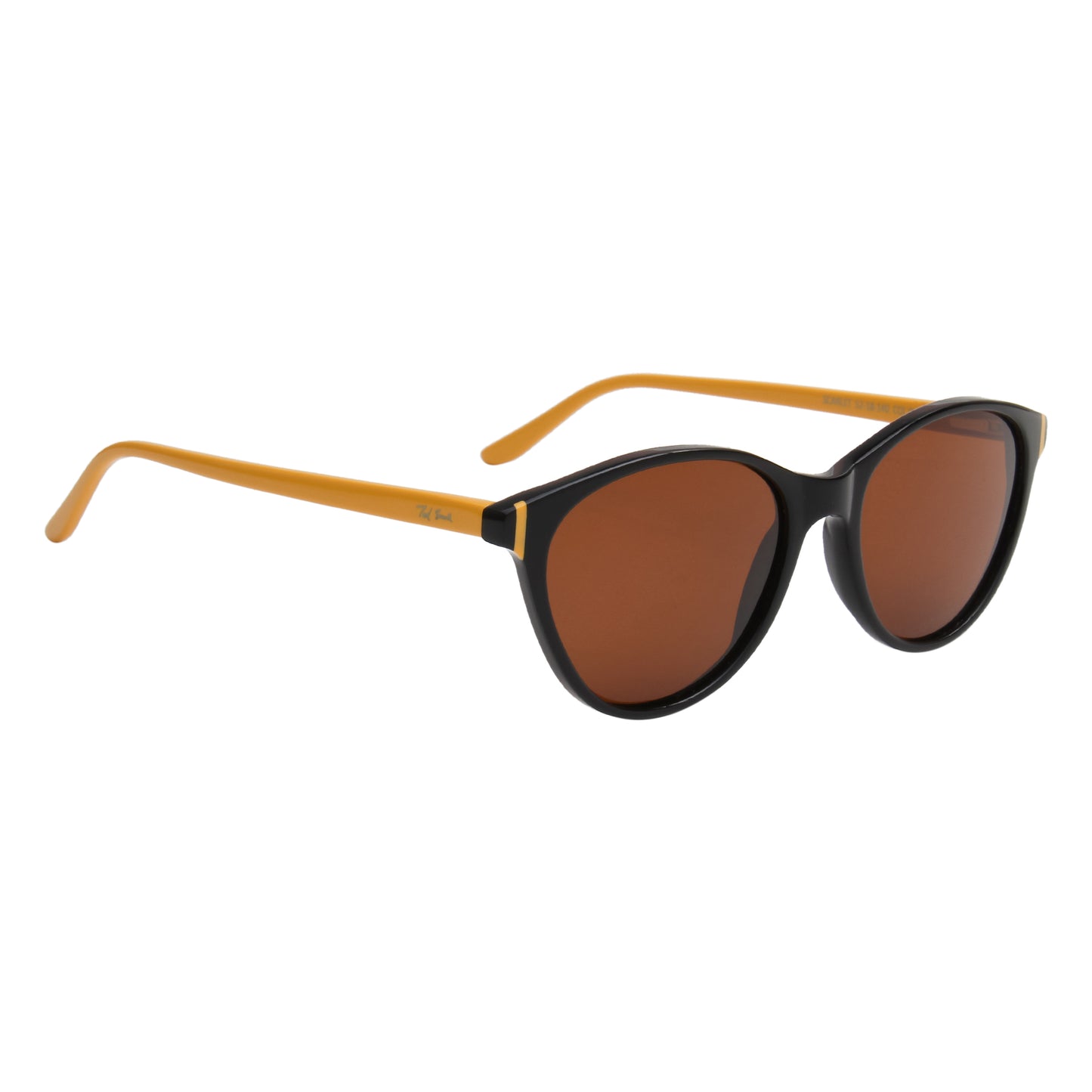 SUN-SCARLET WOMEN CAT EYE ACETATE SUNGLASSES WITH POLARIZED LENS BY TED SMITH (IN 6 COLORS)