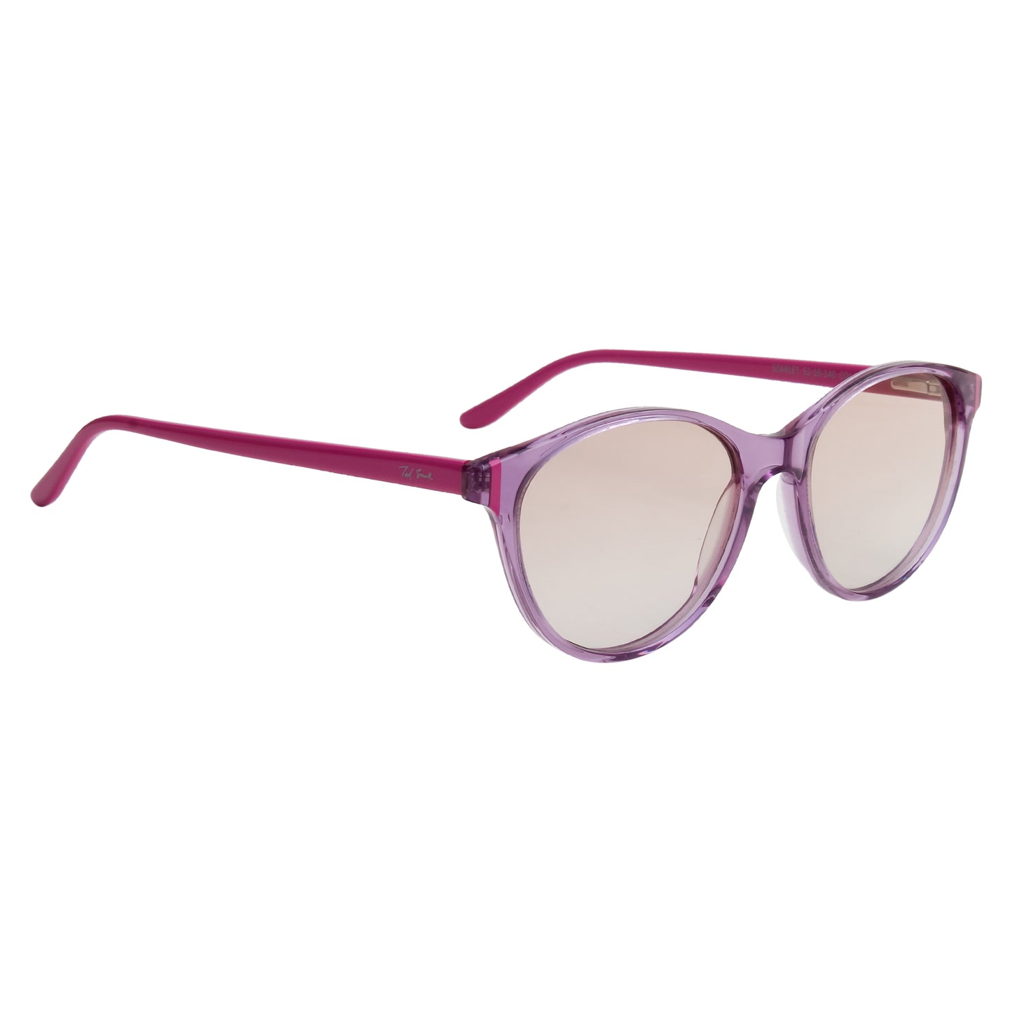 SUN-SCARLET WOMEN CAT EYE ACETATE SUNGLASSES WITH POLARIZED LENS BY TED SMITH (IN 6 COLORS)