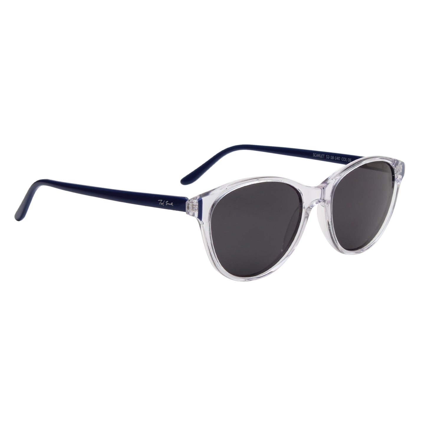 SUN-SCARLET WOMEN CAT EYE ACETATE SUNGLASSES WITH POLARIZED LENS BY TED SMITH (IN 6 COLORS)