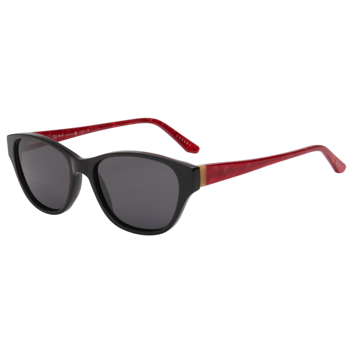 SUN-KRISTEN WOMEN CAT EYE ACETATE SUNGLASSES WITH POLARIZED LENS BY TED SMITH (IN 6 COLORS)