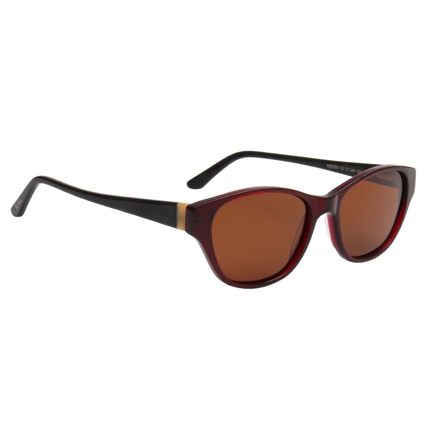 SUN-KRISTEN WOMEN CAT EYE ACETATE SUNGLASSES WITH POLARIZED LENS BY TED SMITH (IN 6 COLORS)