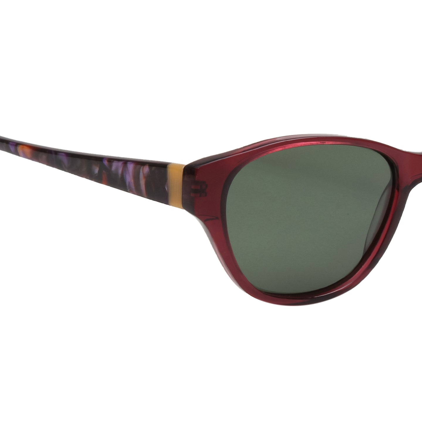 SUN-KRISTEN WOMEN CAT EYE ACETATE SUNGLASSES WITH POLARIZED LENS BY TED SMITH (IN 6 COLORS)