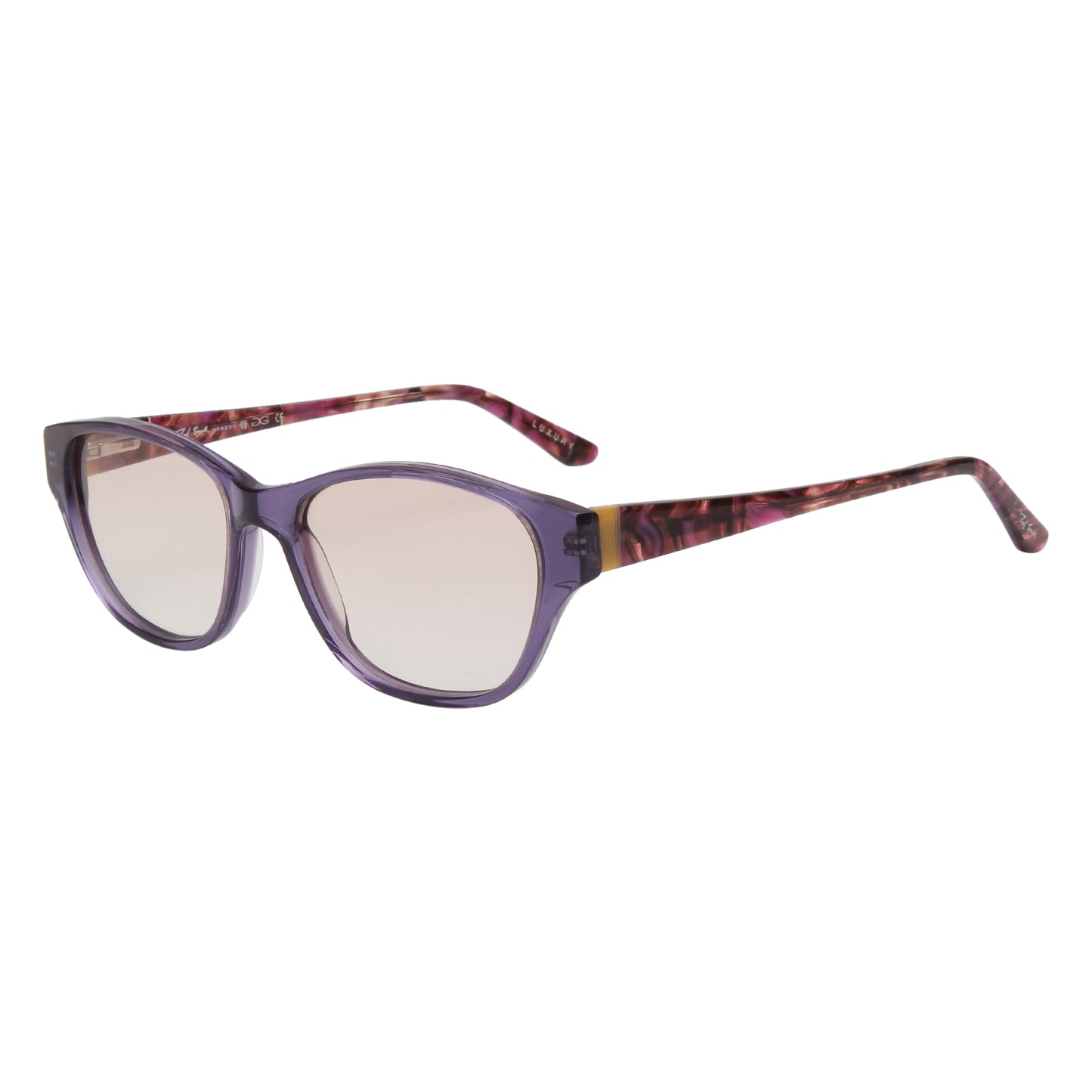 SUN-KRISTEN WOMEN CAT EYE ACETATE SUNGLASSES WITH POLARIZED LENS BY TED SMITH (IN 6 COLORS)