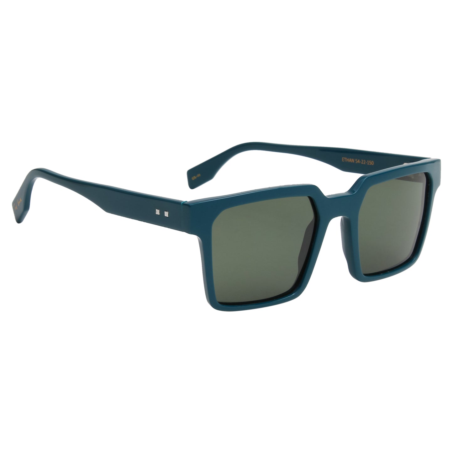 SUN-ETHAN UNISEX SQUARE ACETATE SUNGLASSES WITH POLARIZED LENS (IN 6 COLORS)